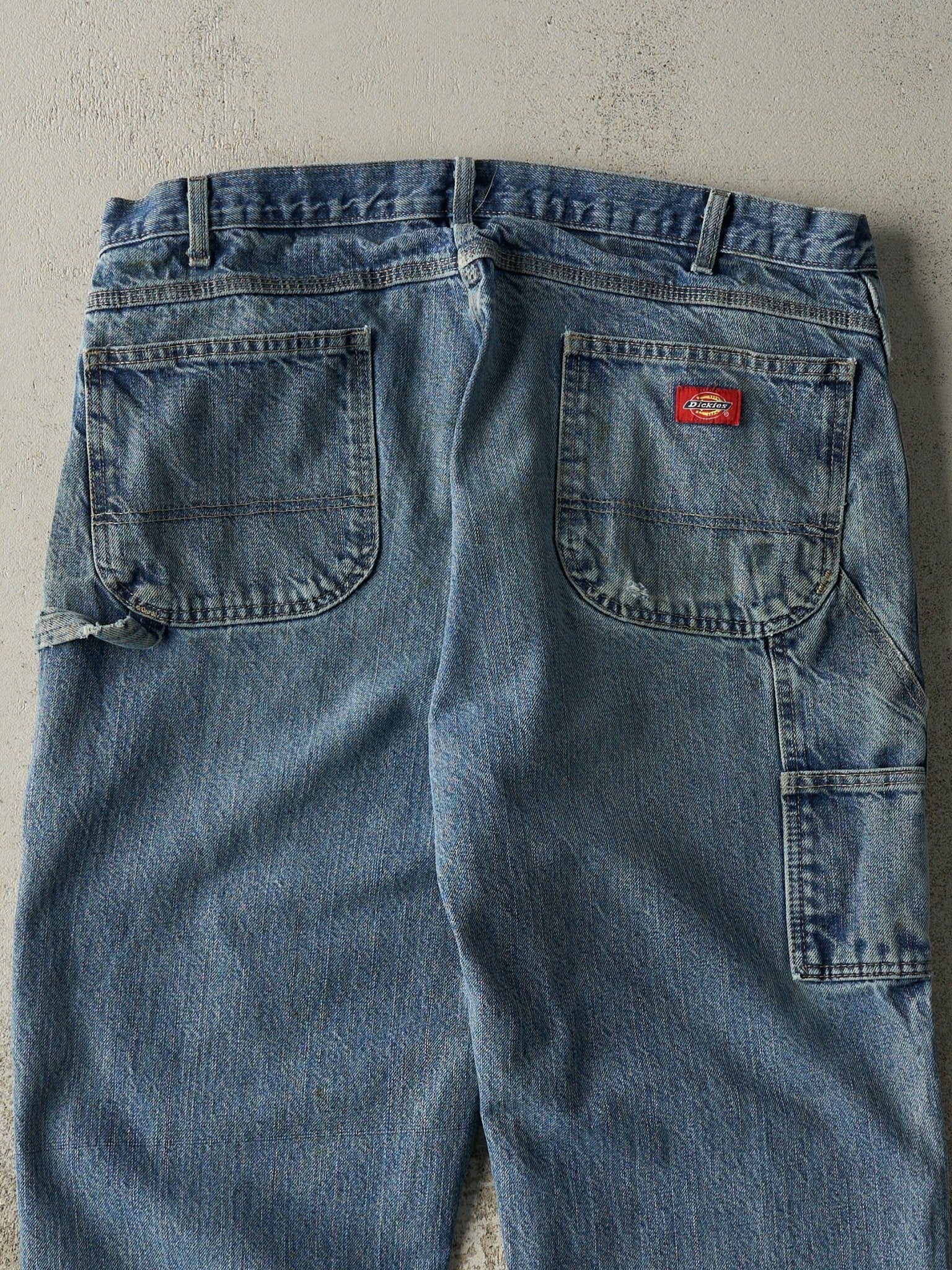 Vintage 90s Mid Wash Dickies Carpenter Jeans (38x32)