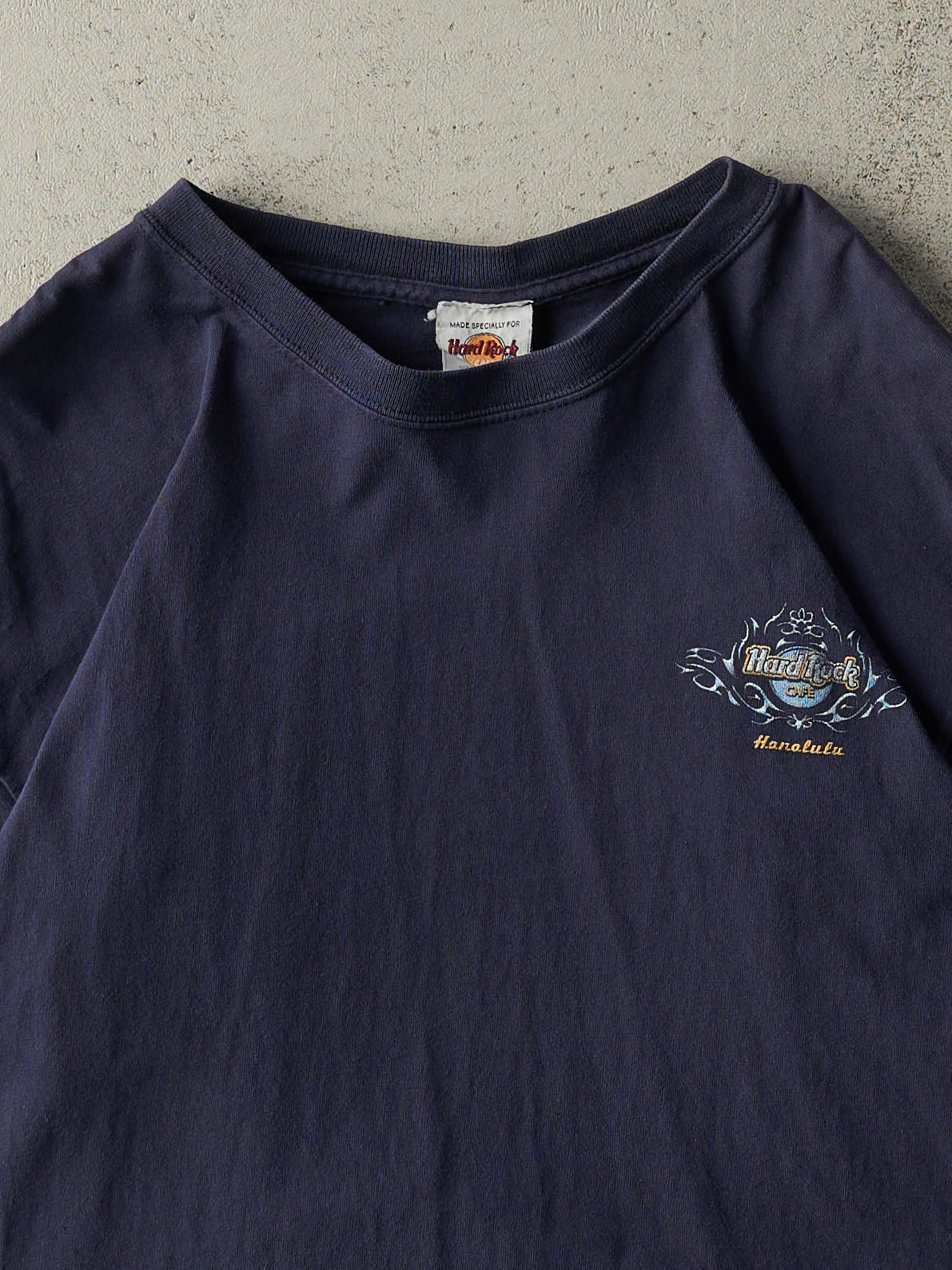 Vintage Y2K Navy Blue Hard Rock Cafe Honolulu Tee (L)