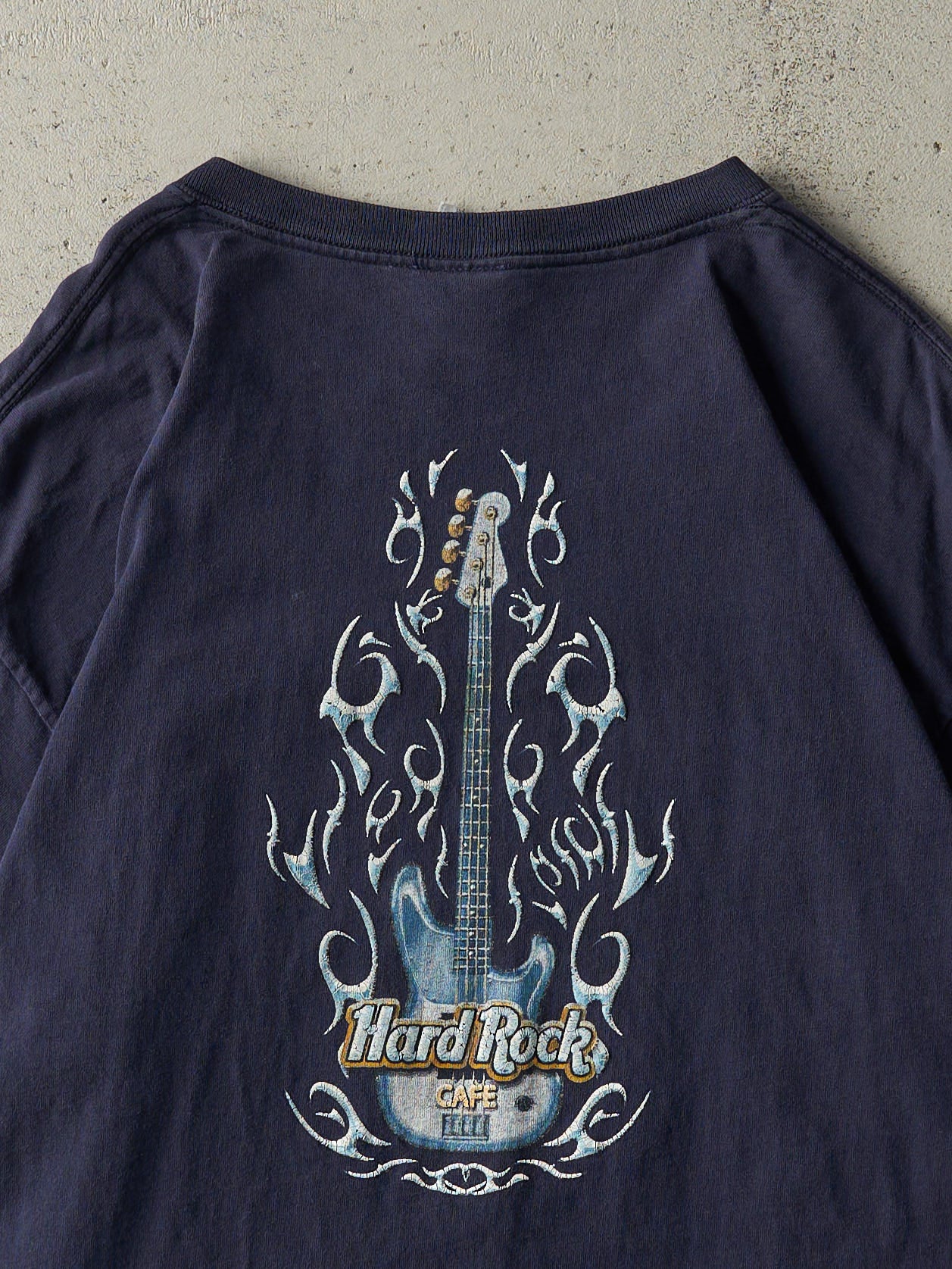 Vintage Y2K Navy Blue Hard Rock Cafe Honolulu Tee (L)