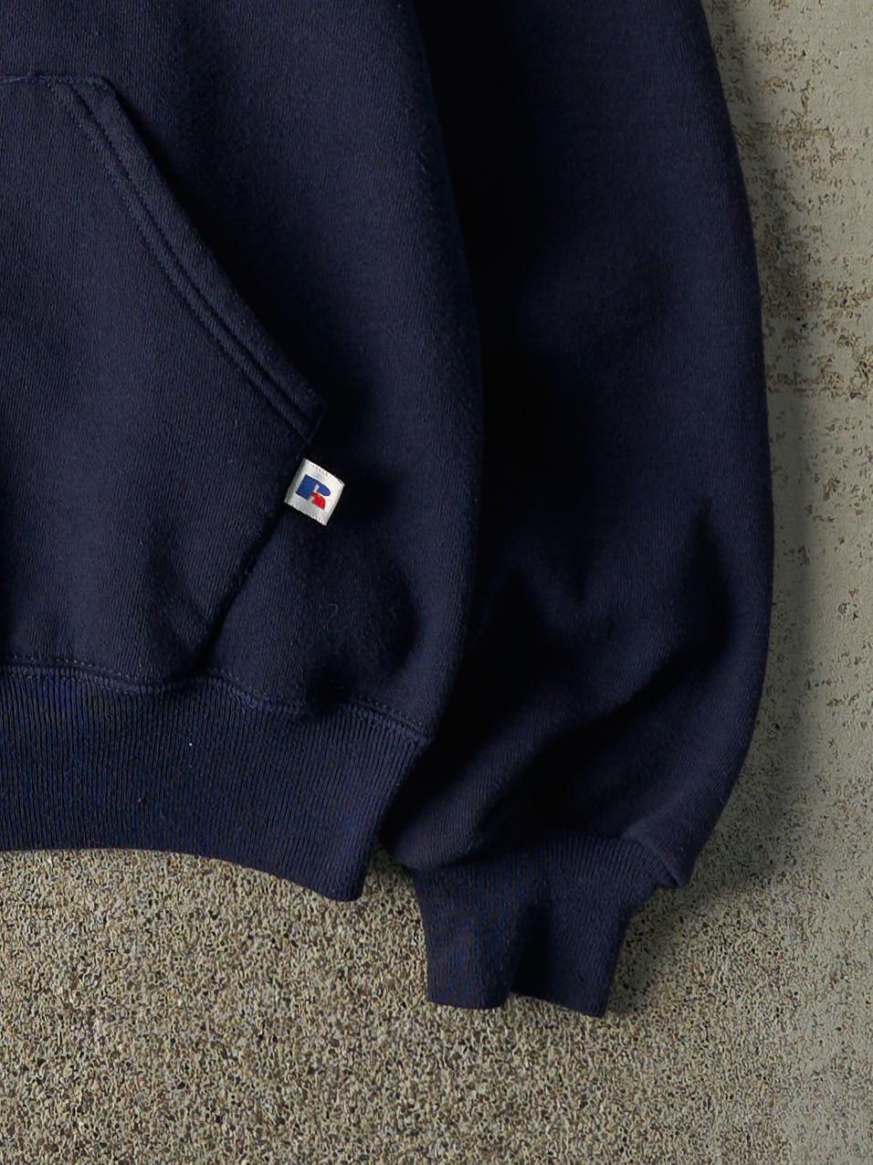 Vintage 90s Navy Blue Saint Pauls Crusaders Russell Athletic Hoodie (M)