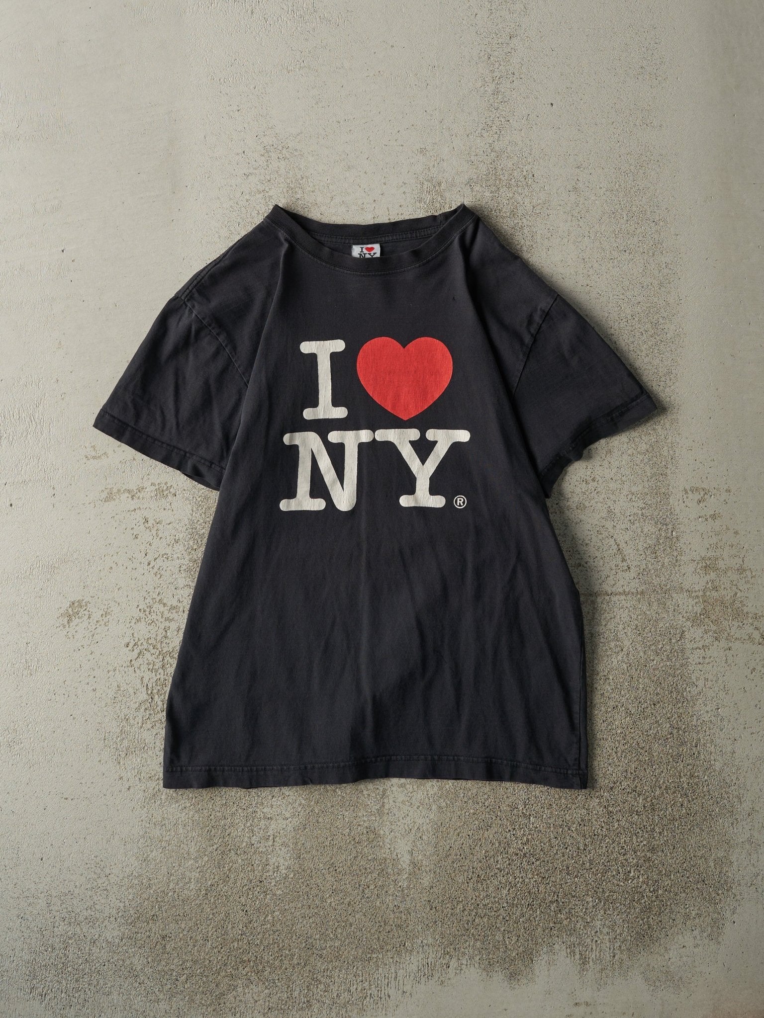 Vintage Y2K Black "I Love NY" Tee (S/M)