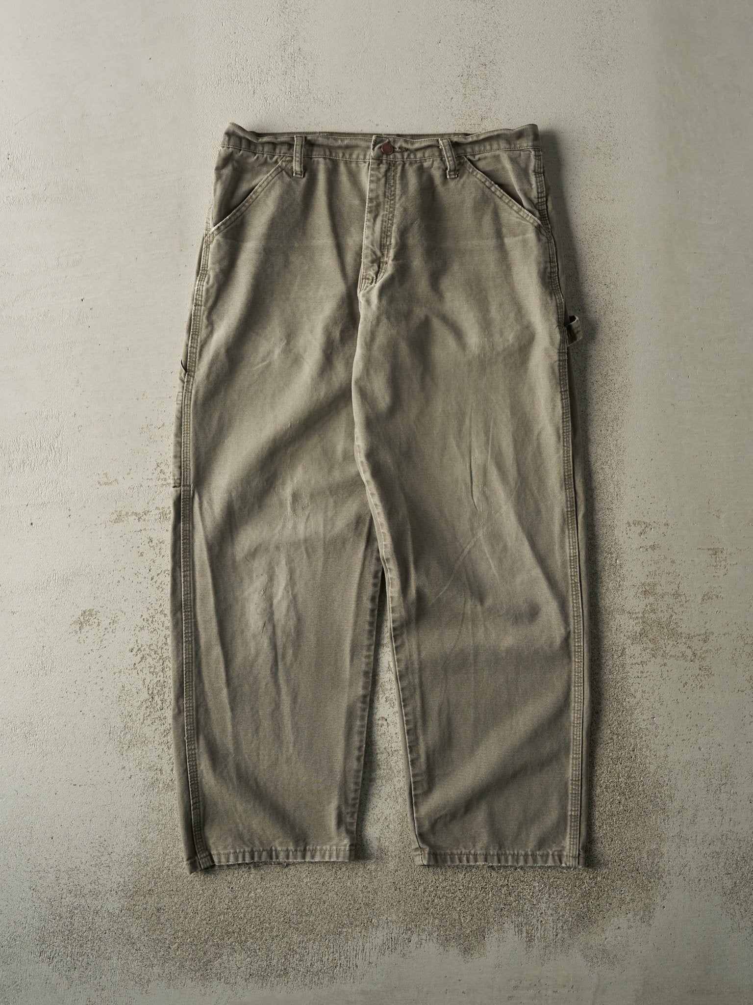 Vintage 90s Green Rustler Carpenter Pants (34x29.5)