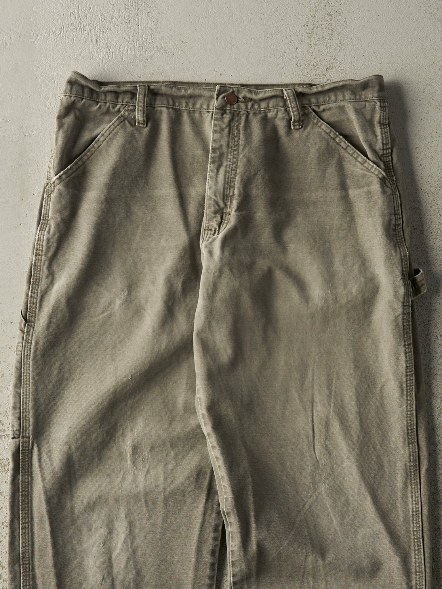 Vintage 90s Green Rustler Carpenter Pants (34x29.5)