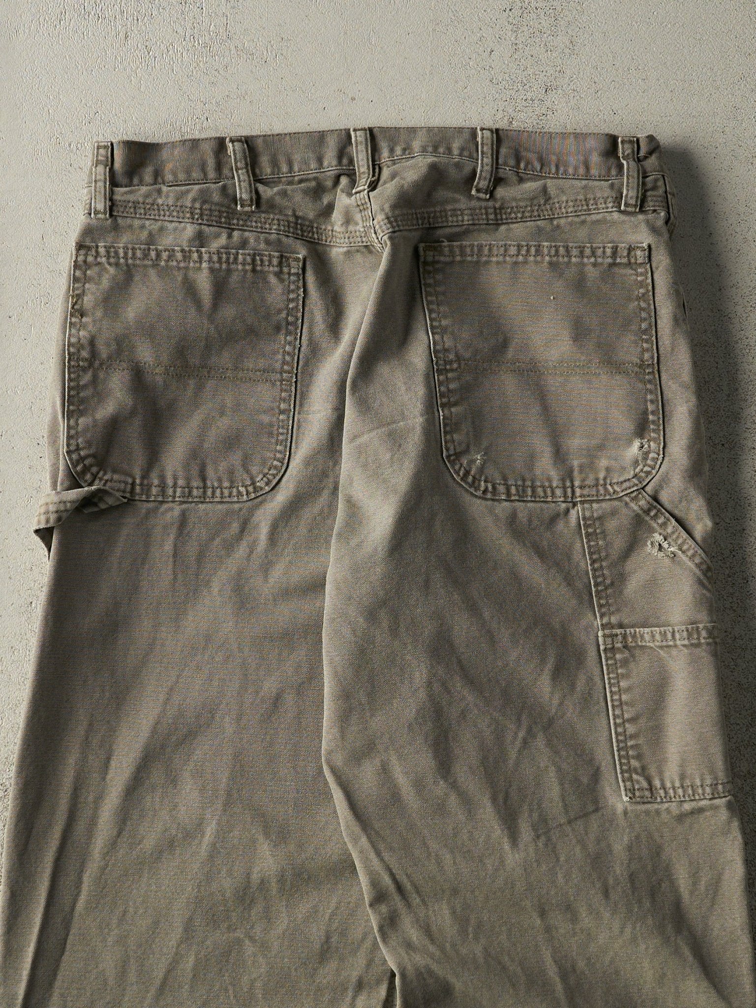 Vintage 90s Green Rustler Carpenter Pants (34x29.5)