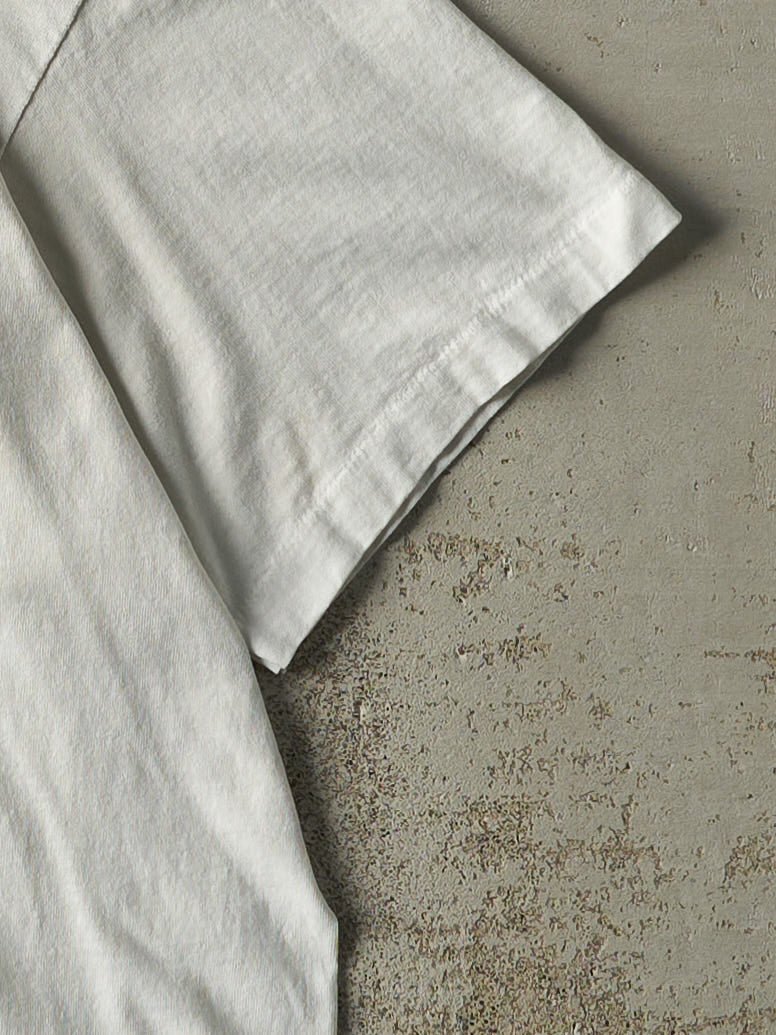 Vintage 90s White Deer Park Wrestling Single Stitch Tee (L)