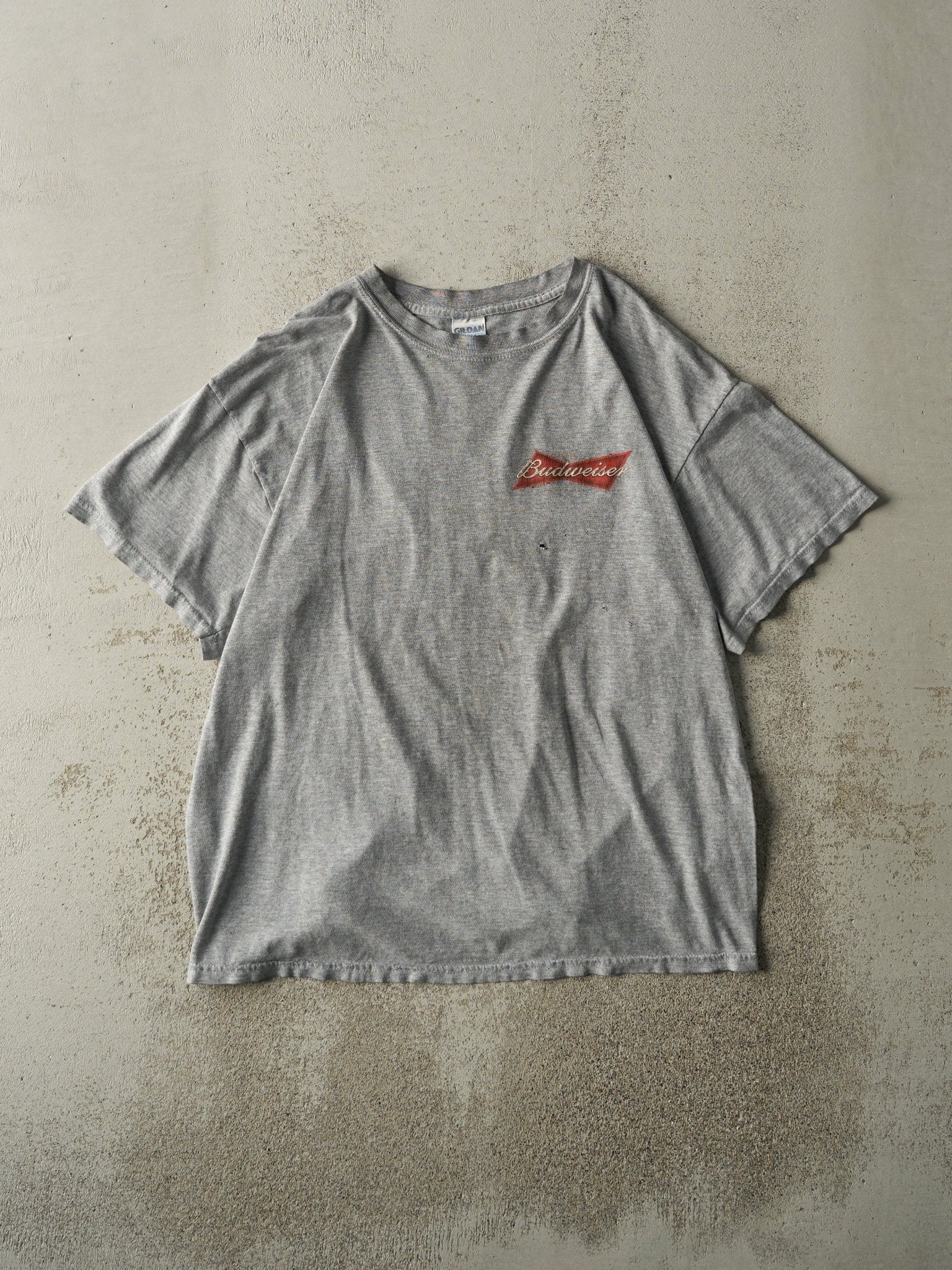 Vintage Y2K Grey San Francisco 49ers x Budweiser Tee (L)