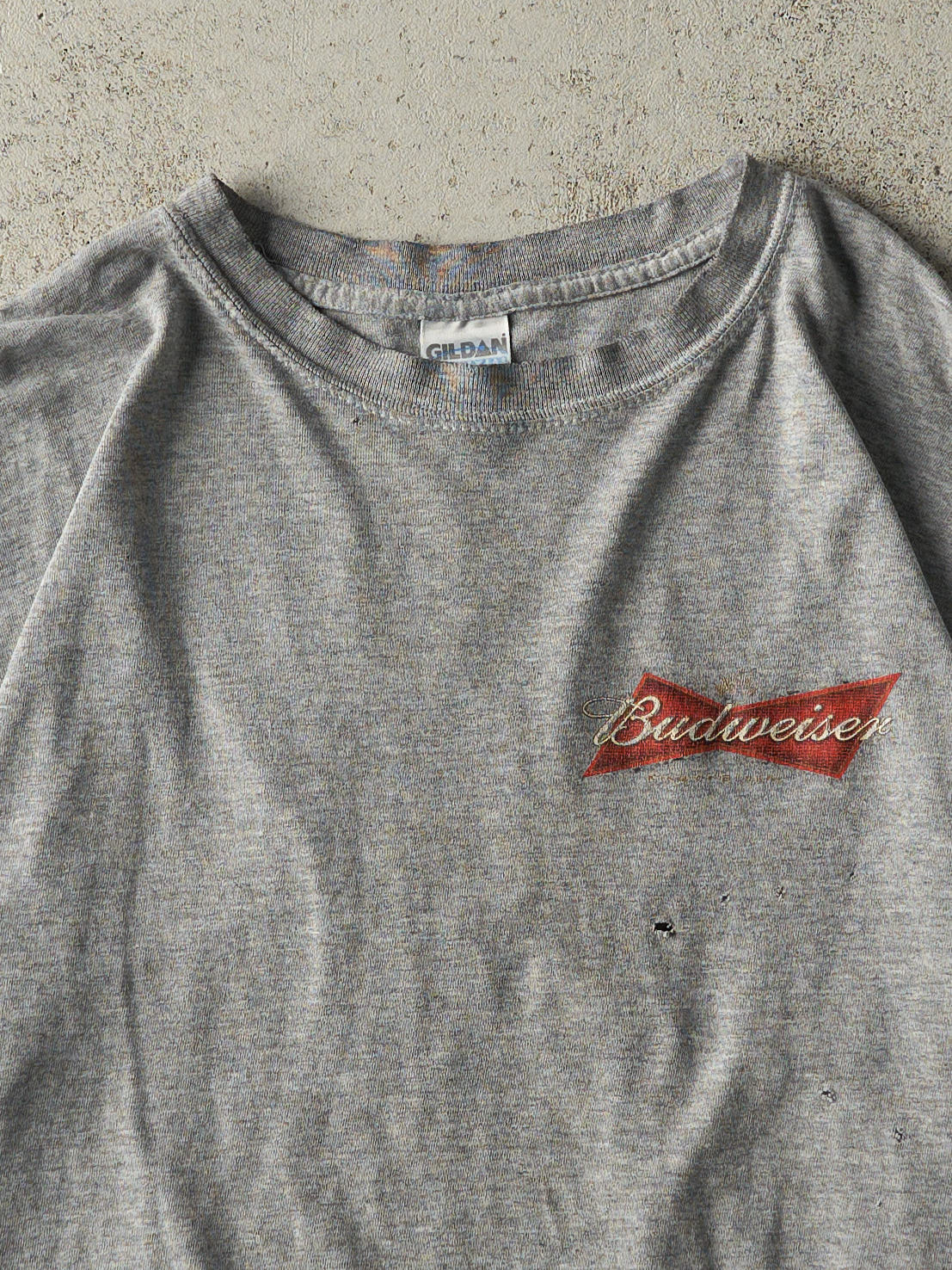 Vintage Y2K Grey San Francisco 49ers x Budweiser Tee (L)
