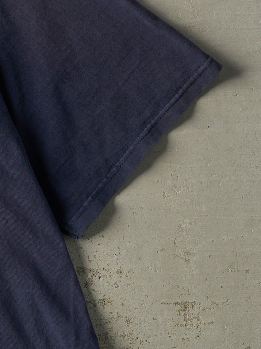 Vintage 90s Navy Blue Embroidered Fila Tee (XXL)