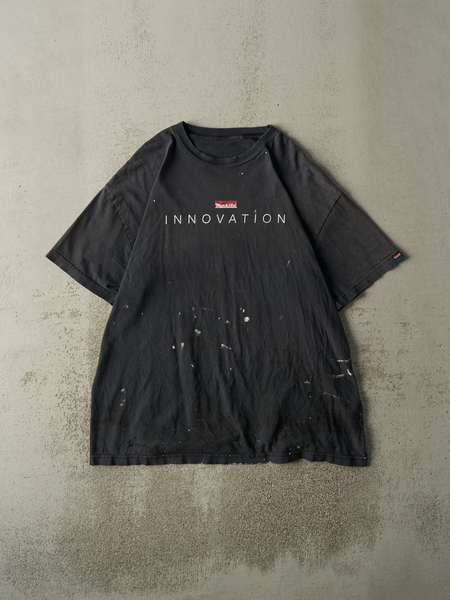 Vintage Y2K Faded Black Makita Tools Tee (XL)