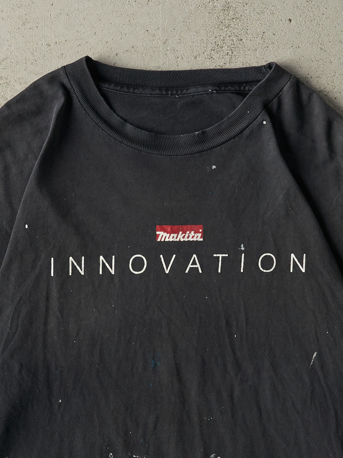 Vintage Y2K Faded Black Makita Tools Tee (XL)