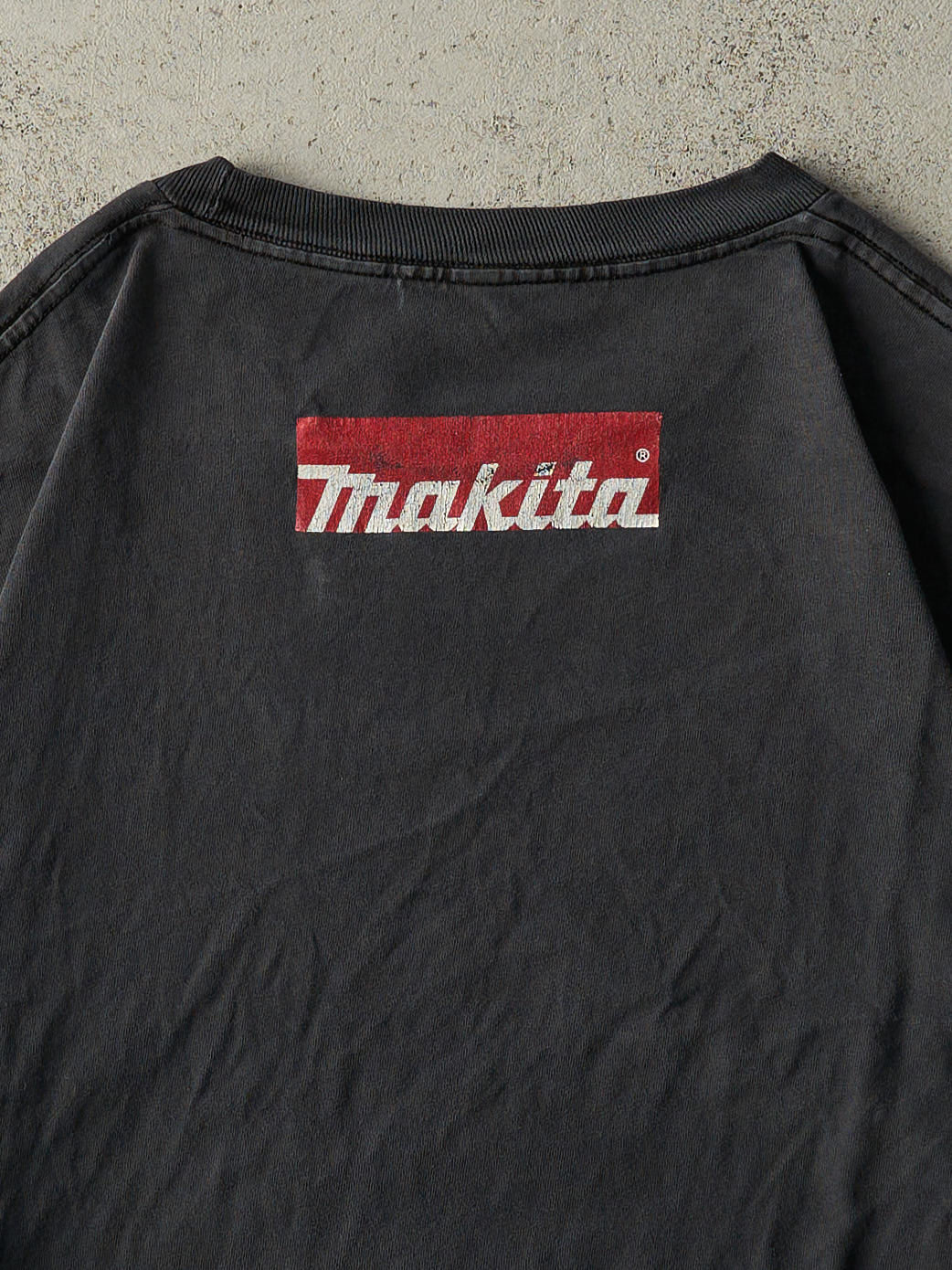 Vintage Y2K Faded Black Makita Tools Tee (XL)