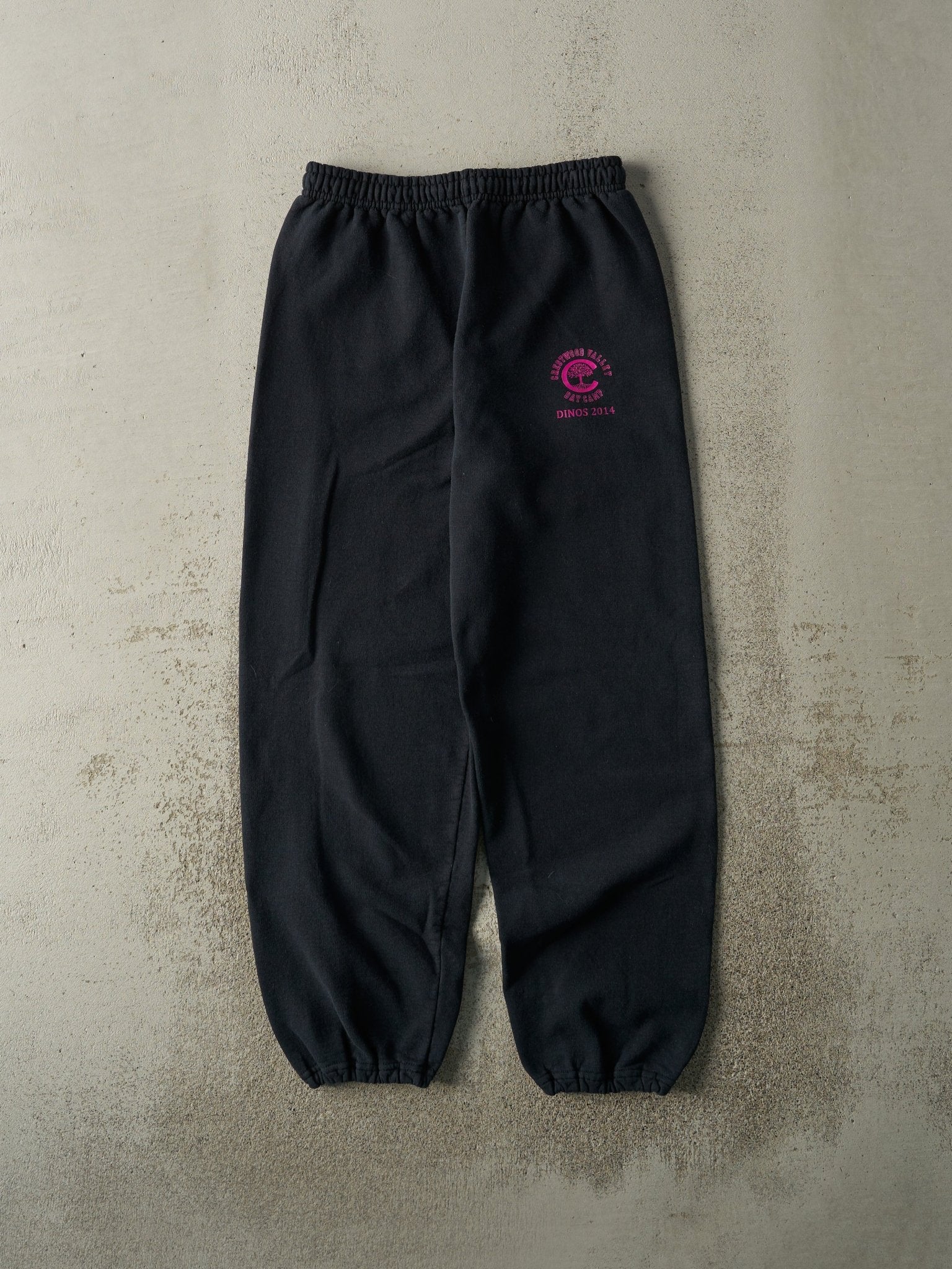 14' Black Crestwood Valley Day Camp Sweat Pants (27x27.5)