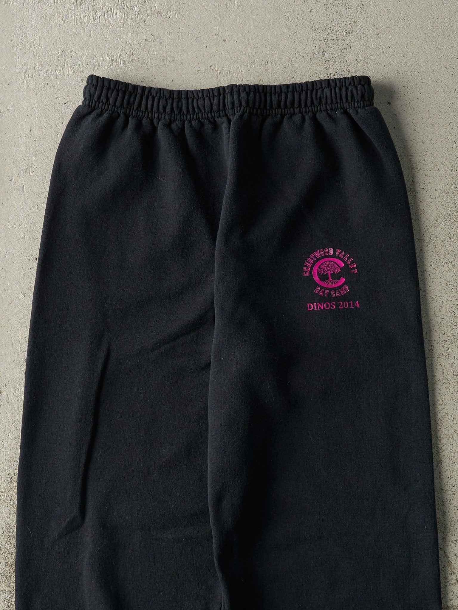 14' Black Crestwood Valley Day Camp Sweat Pants (27x27.5)