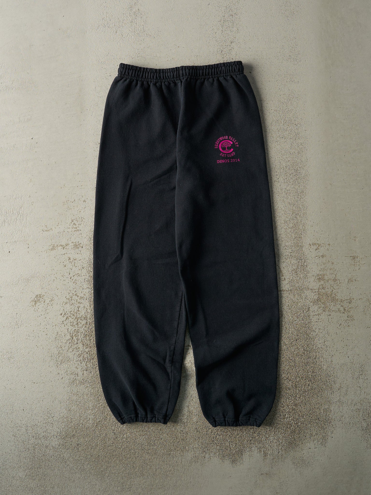 14' Black Crestwood Valley Day Camp Sweat Pants (27x27.5)