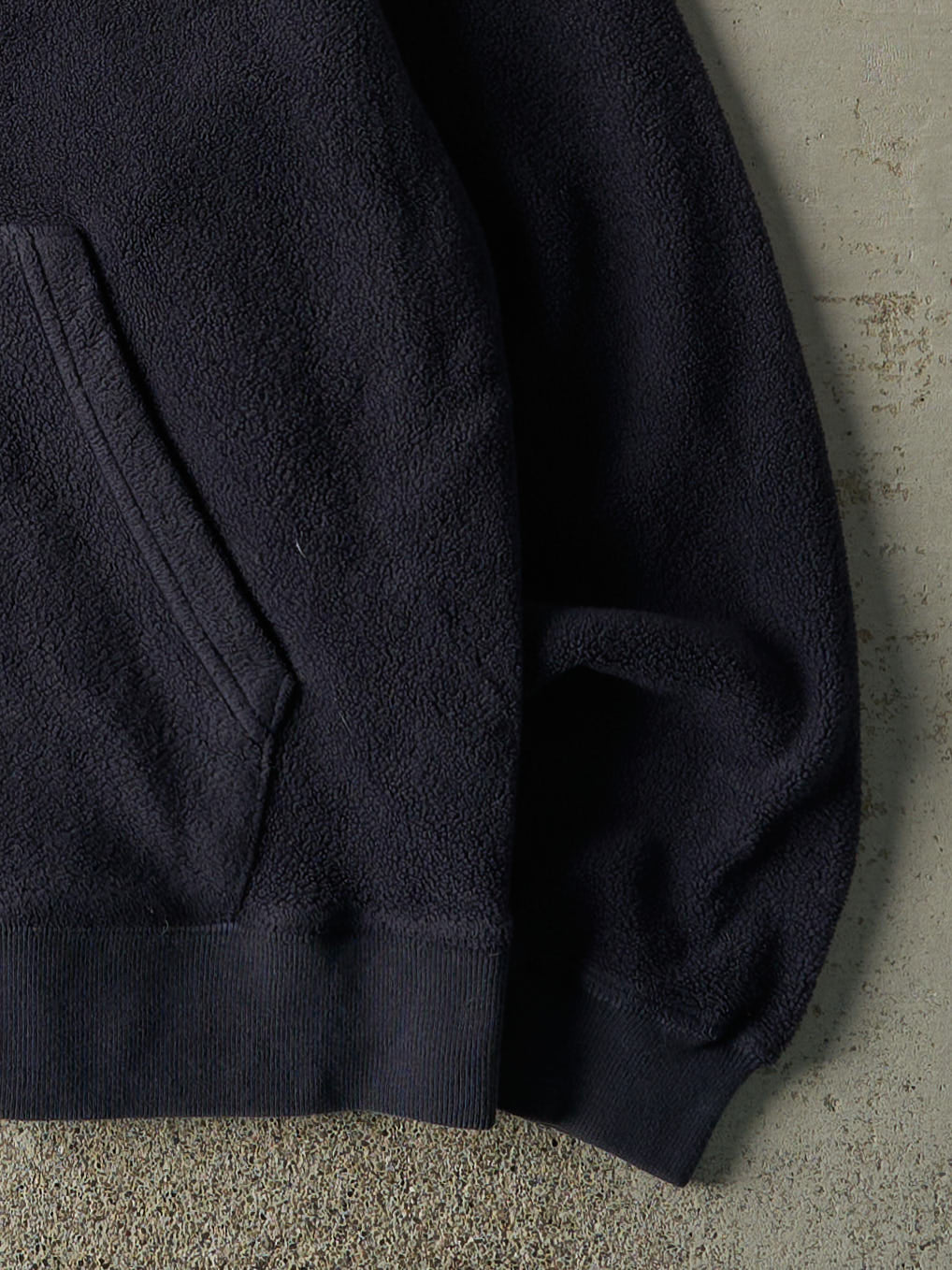 Vintage 90s Navy Blue Gap Fleece Hoodie (M)