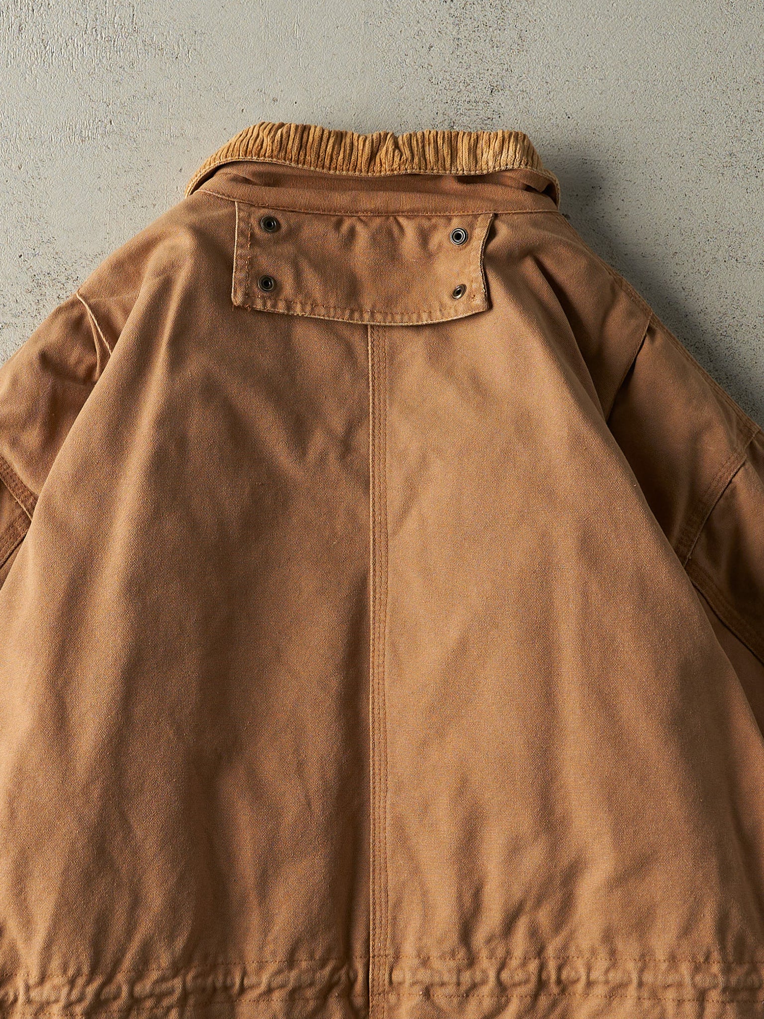 Vintage 90s Beige Chore Workwear Jacket (XL)