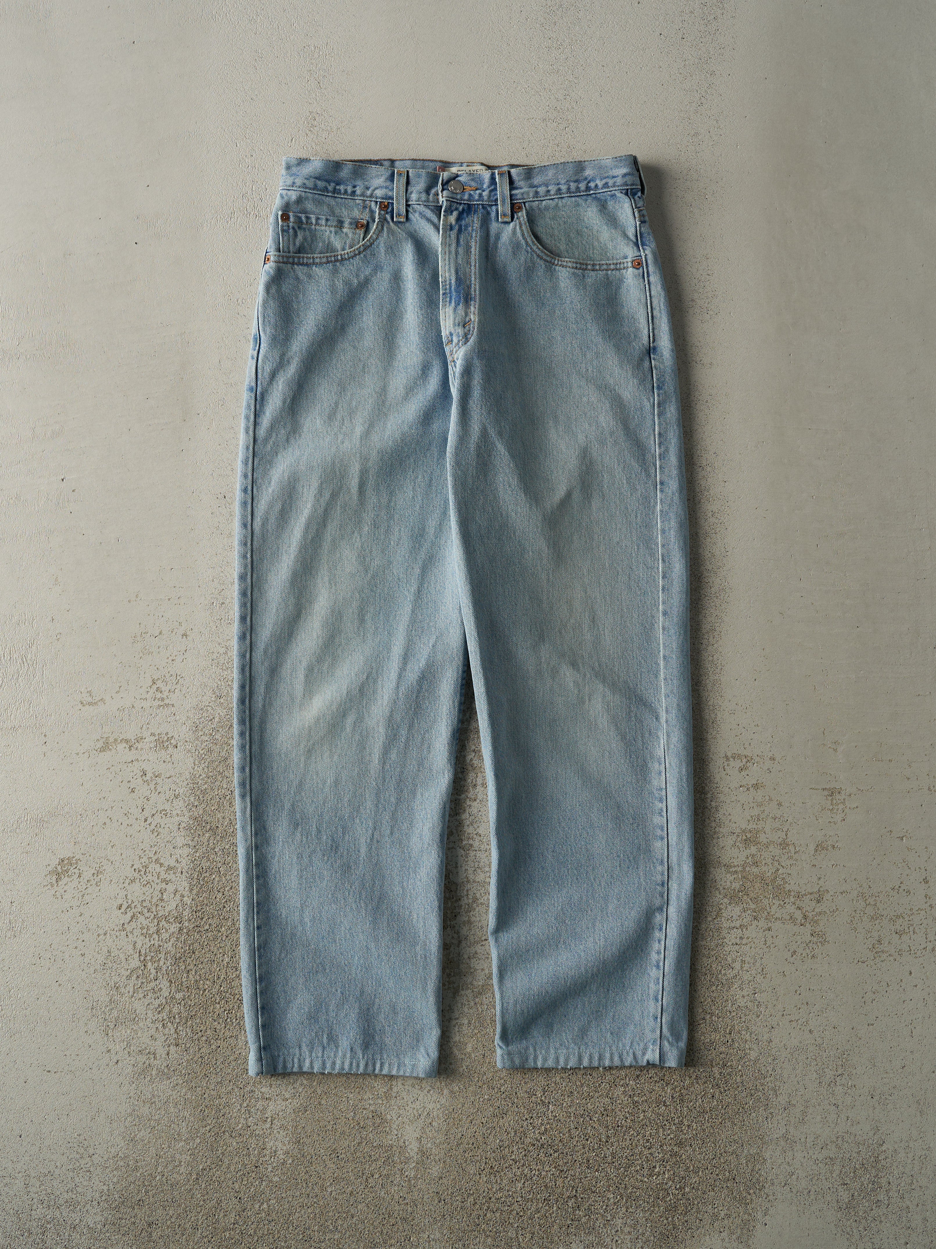 Vintage 90s Light Wash Levi's 550 Relaxed Fit Jeans (31.5x29.5)