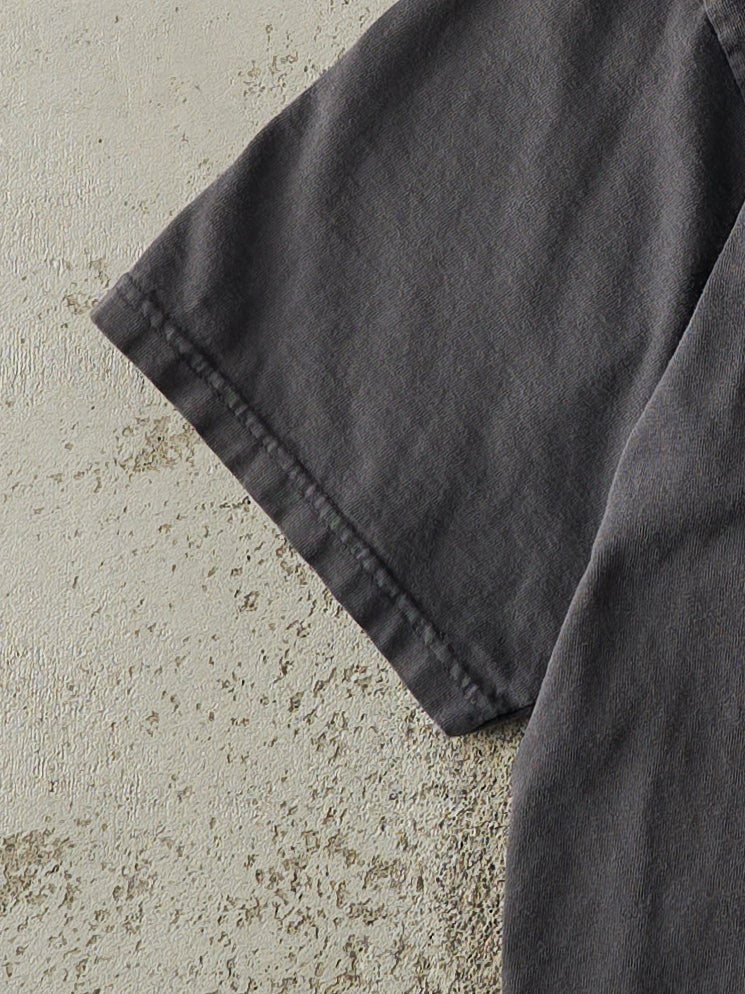 Vintage Y2K Charcoal Grey Coca-Cola Tee (L/XL)