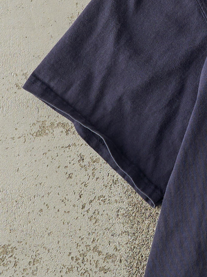 Vintage Y2K Navy Blue USA Tee (M/L)