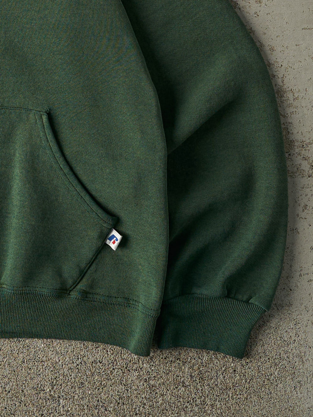 Vintage Y2K Washed Green Humboldt Russell Athletic Hoodie (S)