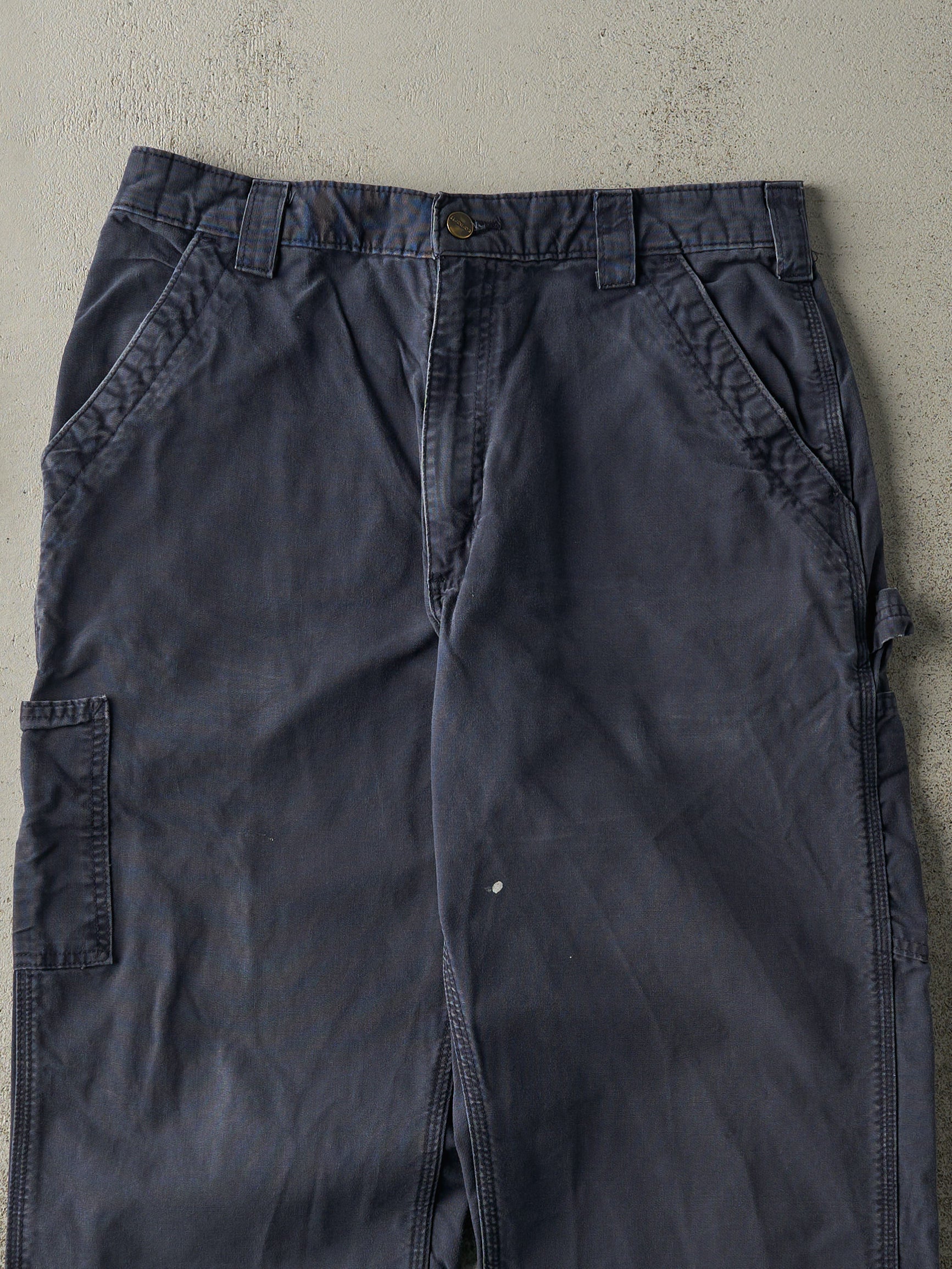 Vintage Y2K Navy Blue Carhartt Carpenter Pants (31.5x31)