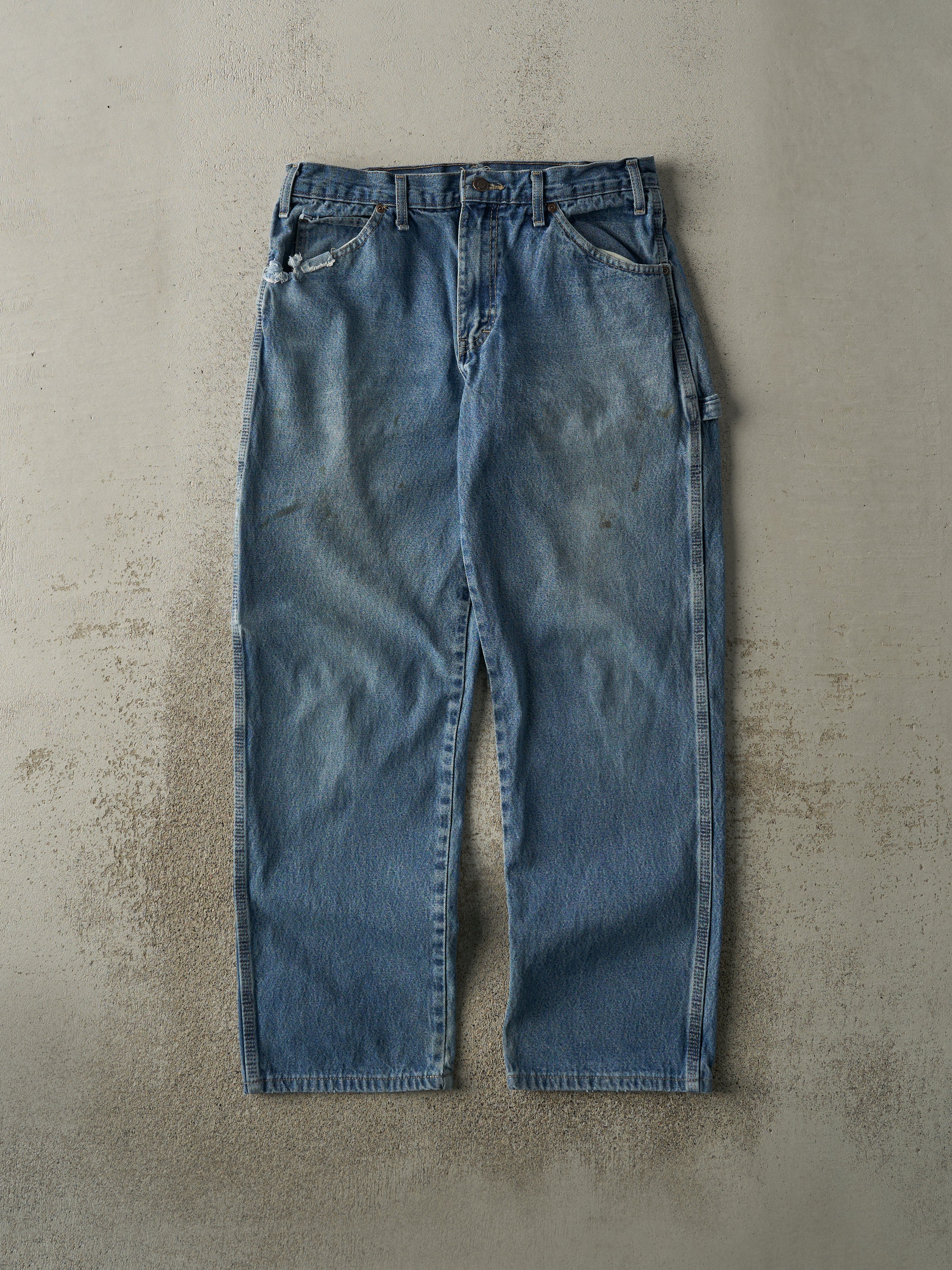 Vintage 90s Mid Wash Dickies Carpenter Jeans (32x29)