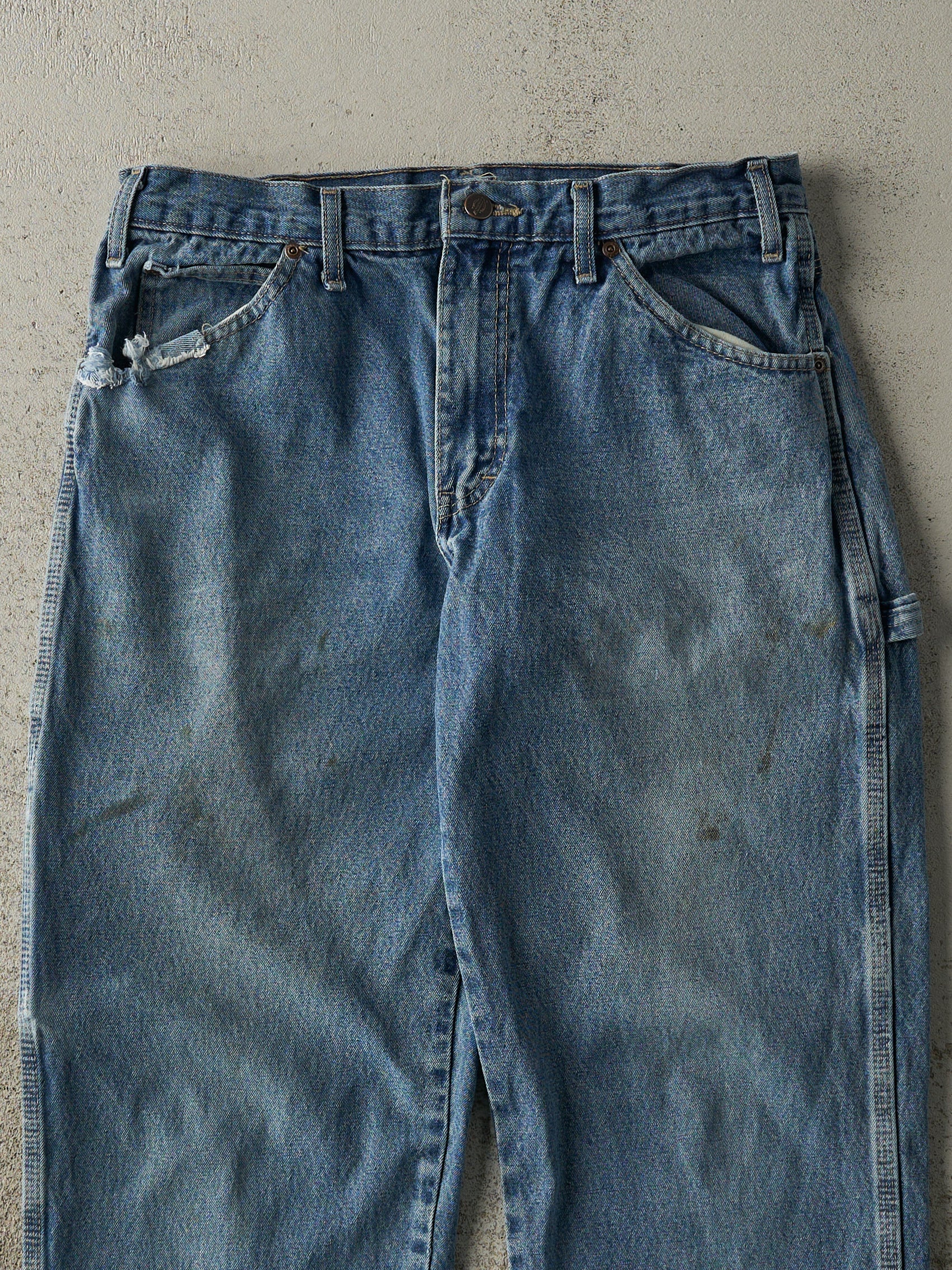 Vintage 90s Mid Wash Dickies Carpenter Jeans (32x29)
