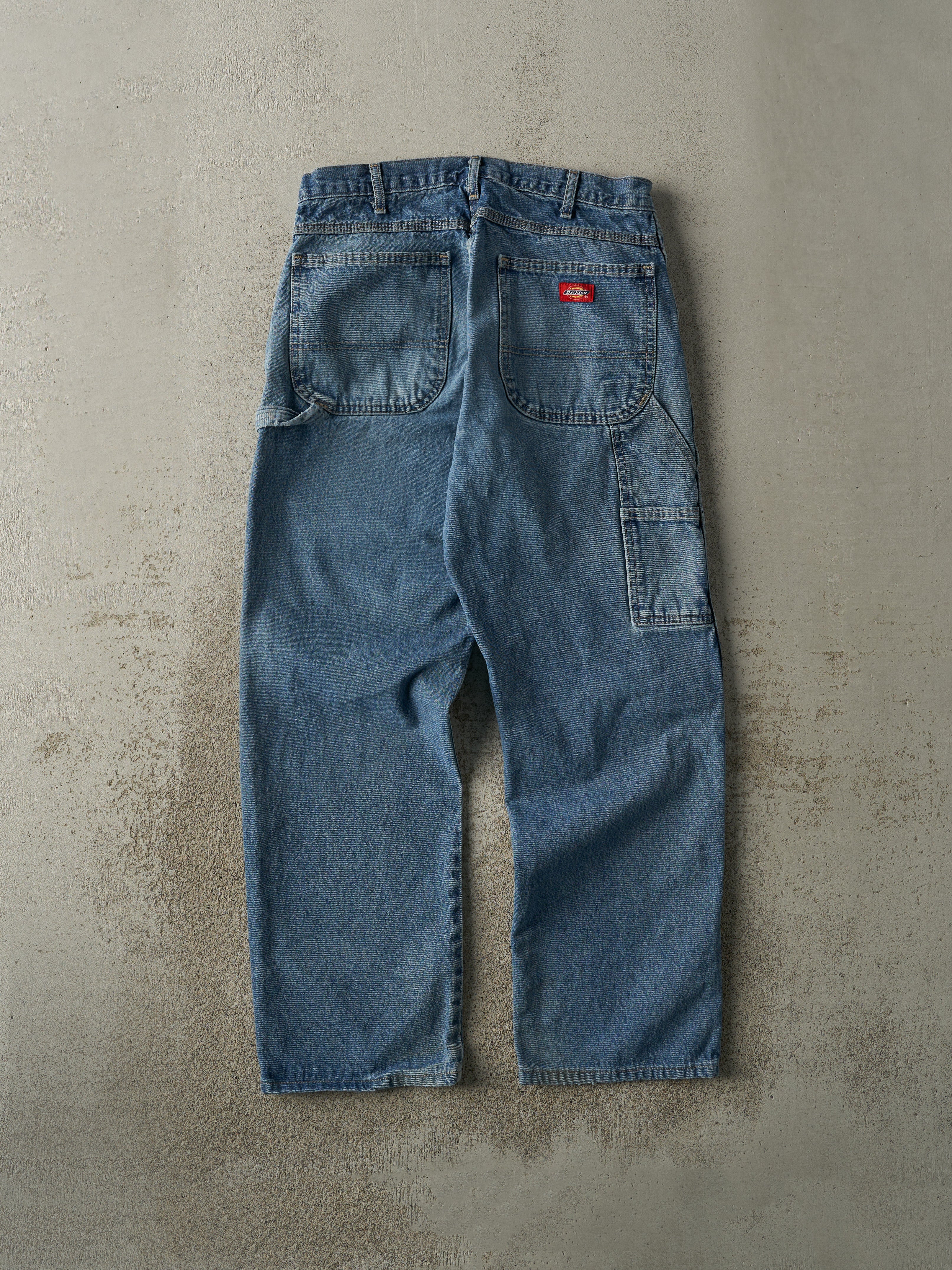 Vintage 90s Mid Wash Dickies Carpenter Jeans (32x29)