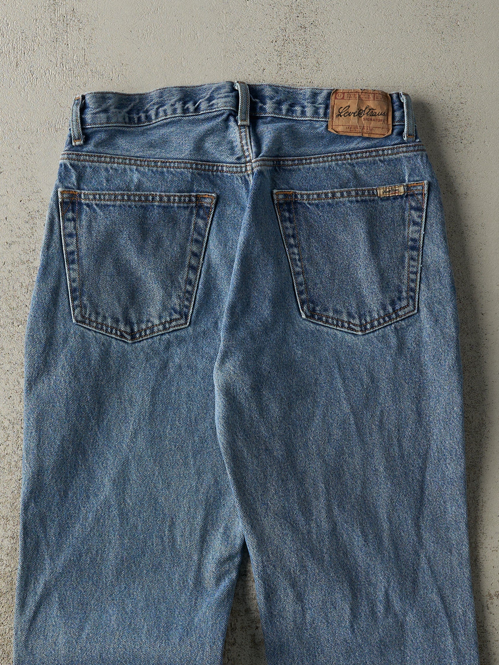 Vintage Y2K Light Wash Levi's Strauss Signature Series Jeans (30x30)