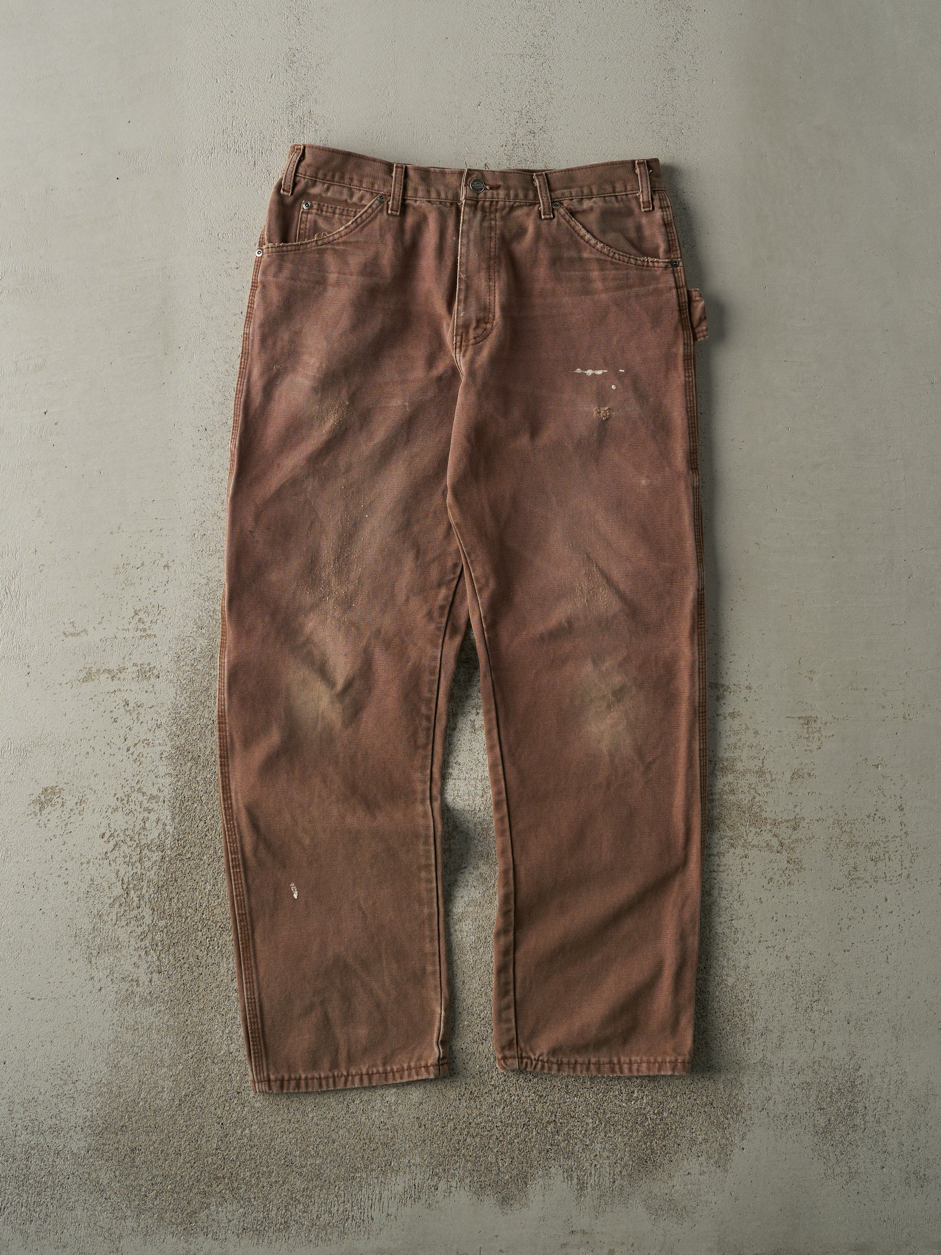 Vintage 90s Brown Dickies Carpenter Pants (34x31.5)