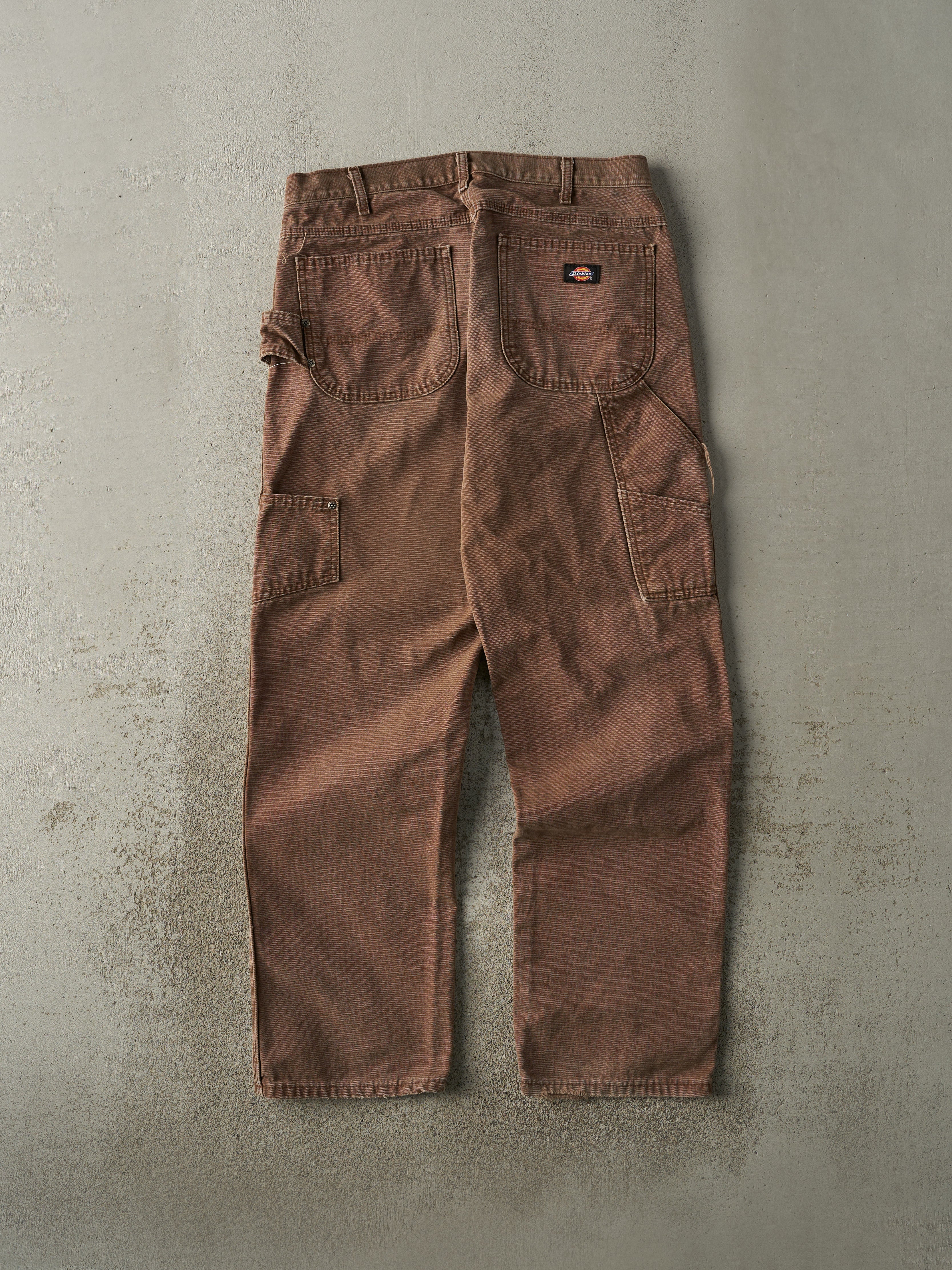 Vintage 90s Brown Dickies Carpenter Pants (34x31.5)