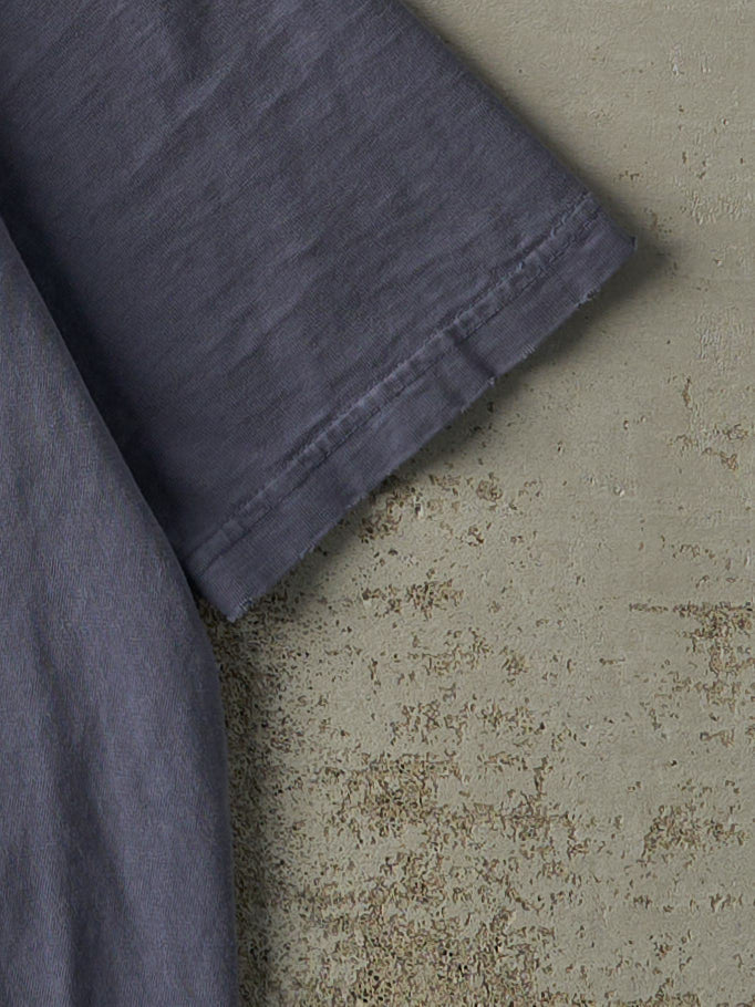 Vintage 90s Slate Blue Blank Tee (M/L)