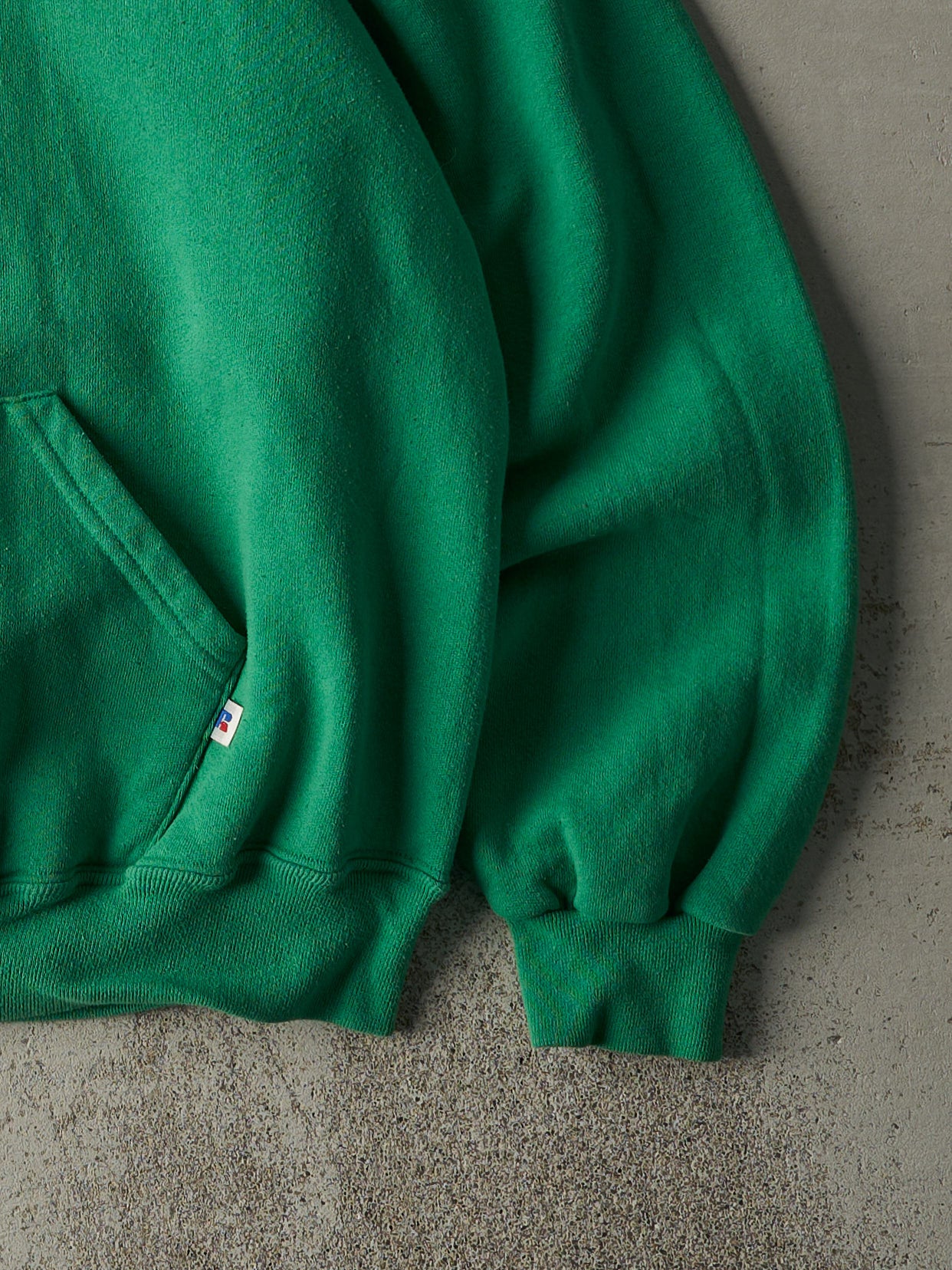 Vintage 01' Green Russell Athletic East Valley Track Hoodie (L)