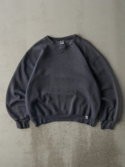 Vintage Y2K Washed Navy Russell Athletic Blank Crewneck (M)