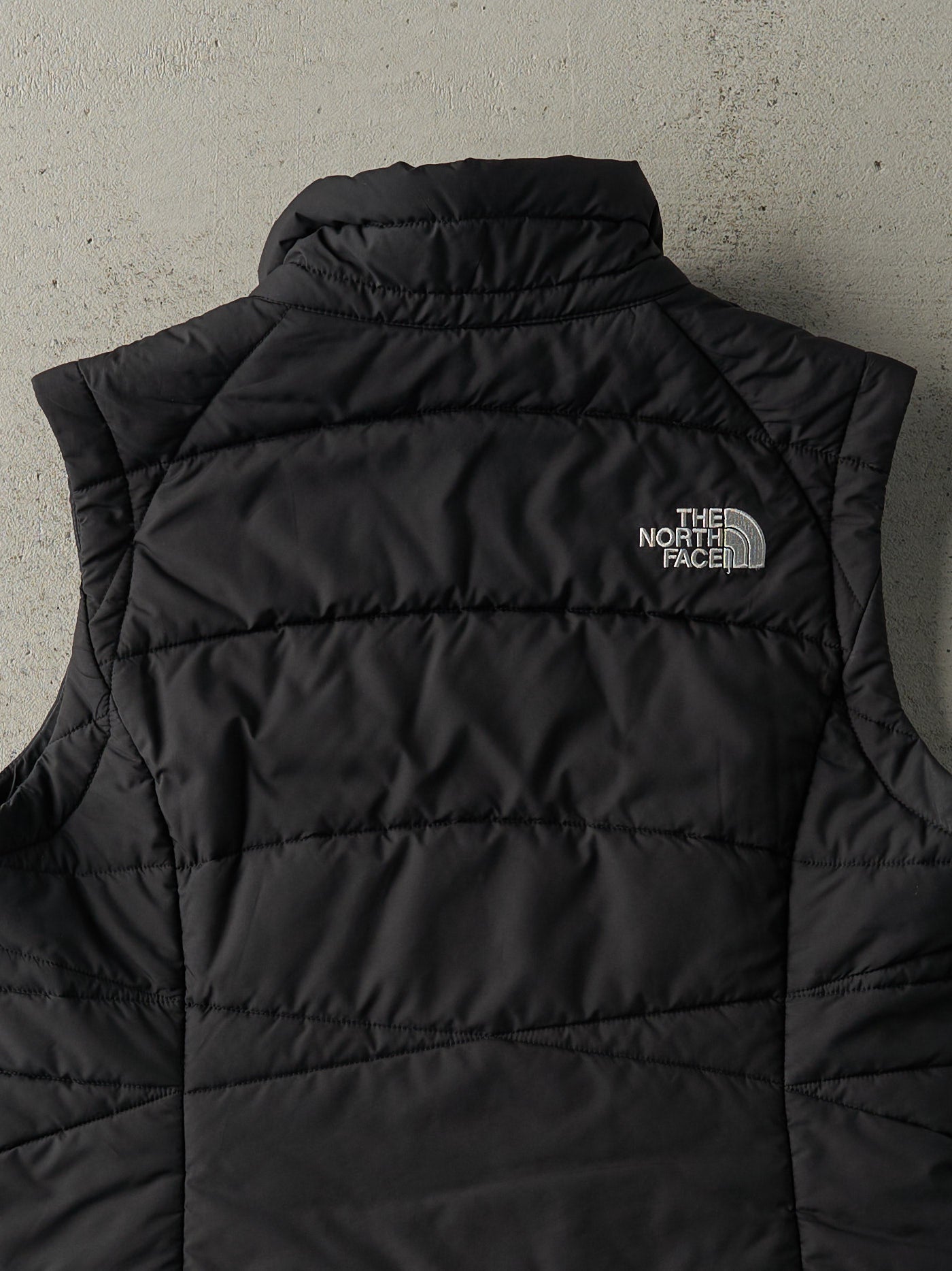 Vintage Y2K Black The North Face Puffer Vest (XS)