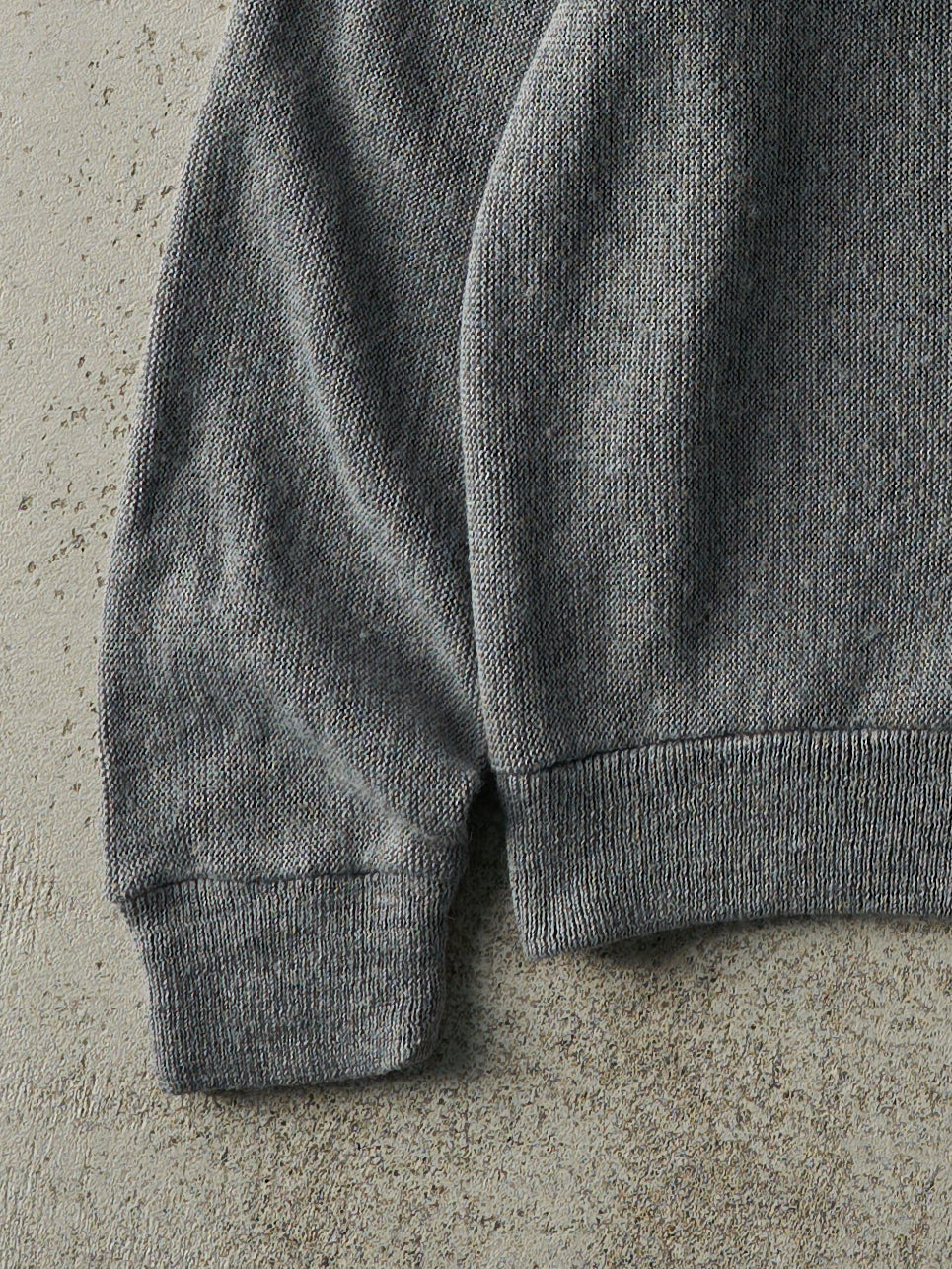 Vintage 90s Grey Knit Cardigan (M)