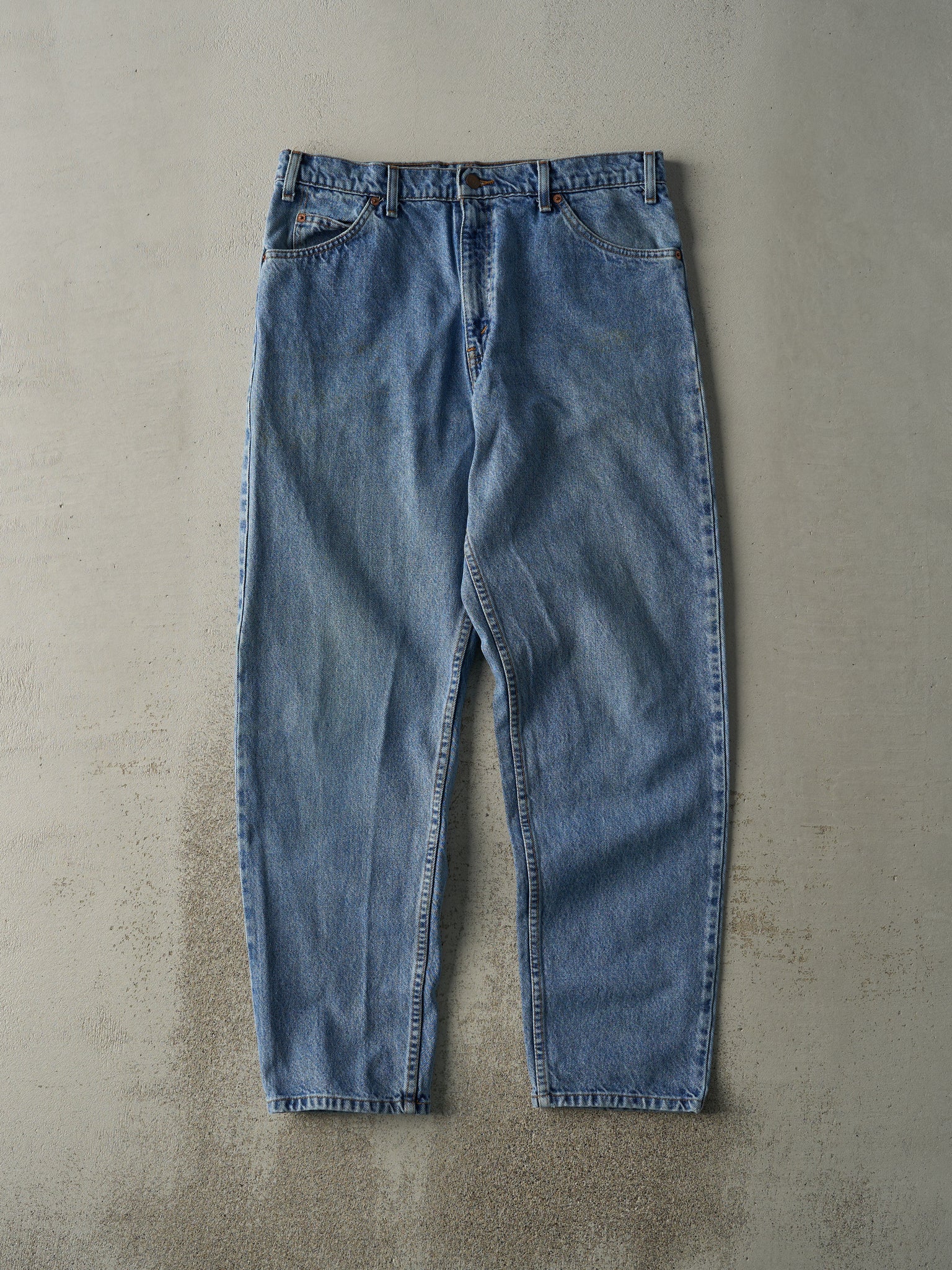 Vintage 90s Light Wash Levi's 550 Orange Tab Jeans (34x31.5)