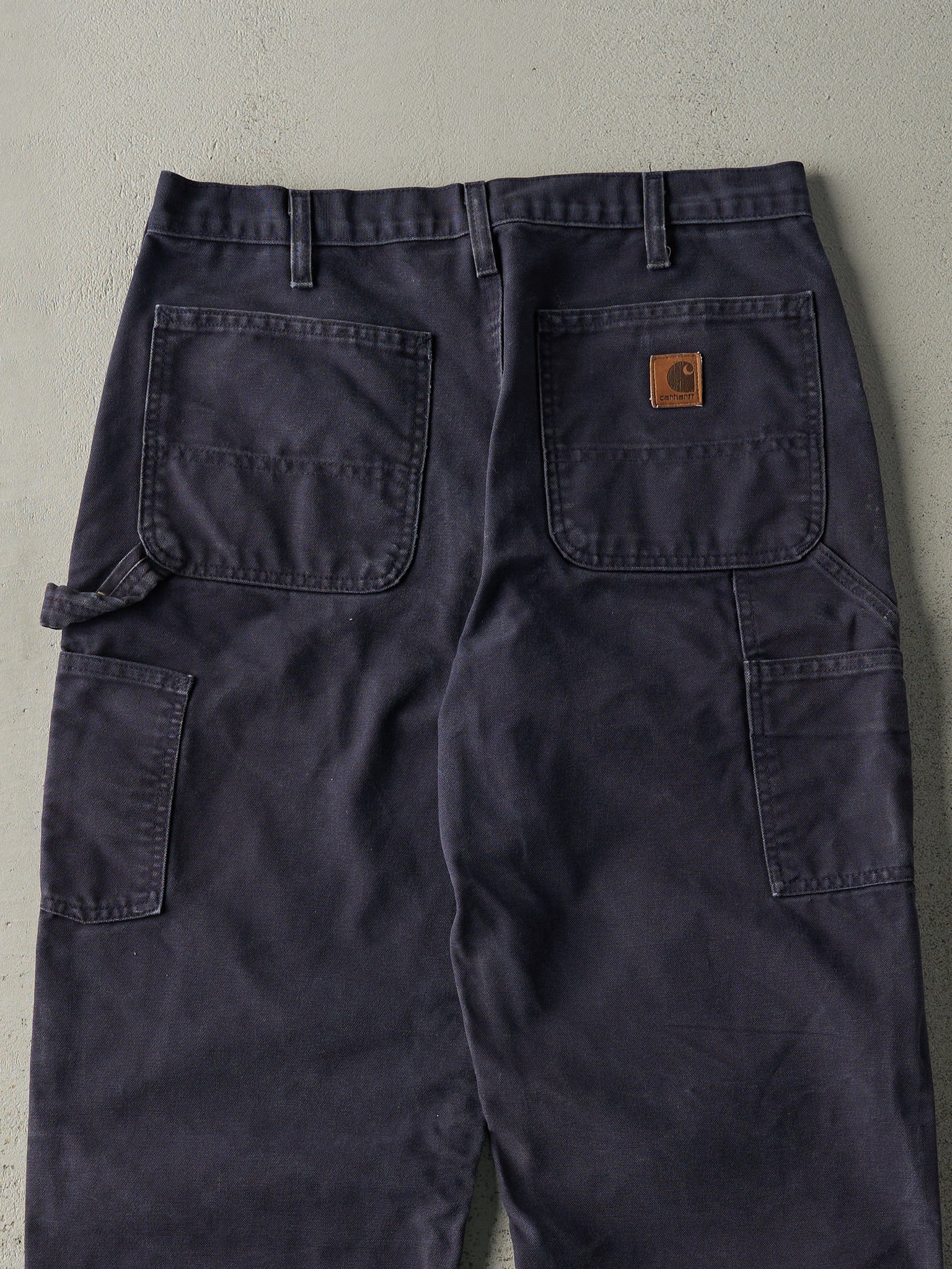 Vintage Y2K Navy Blue Dungaree Fit Carhartt Carpenter Pants (32x30.5)