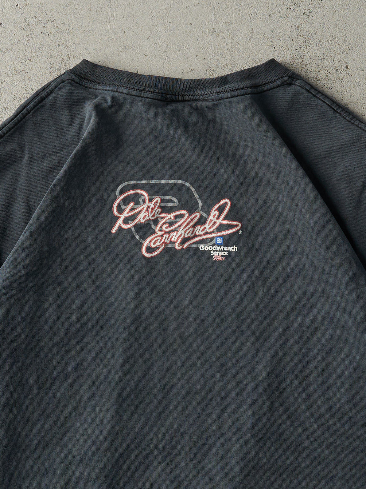 Vintage 90s Faded Black Dale Earnhardt Nascar Racing Tee (M)