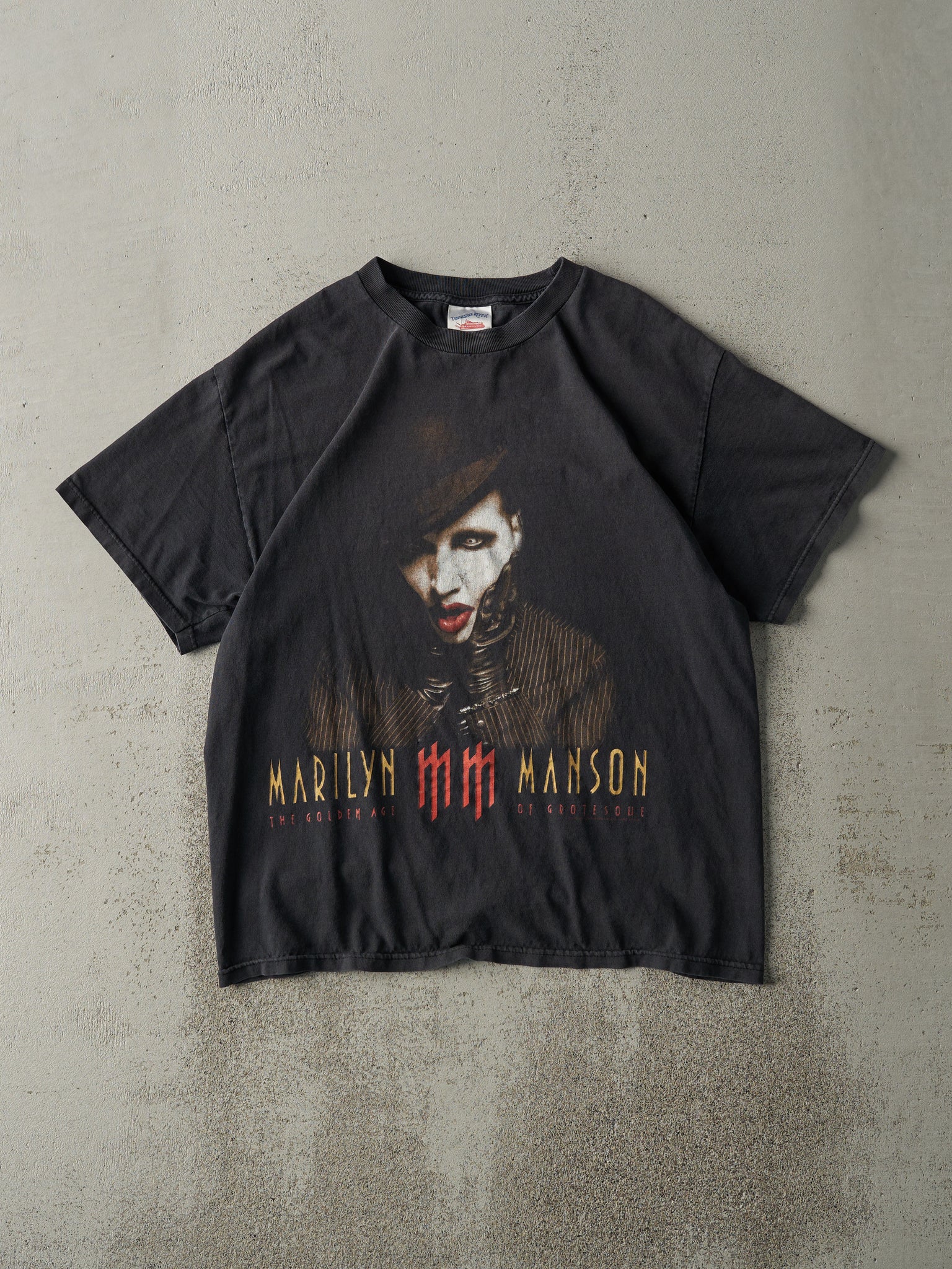 Vintage 05' Black Marilyn Manson Band Tee (M)