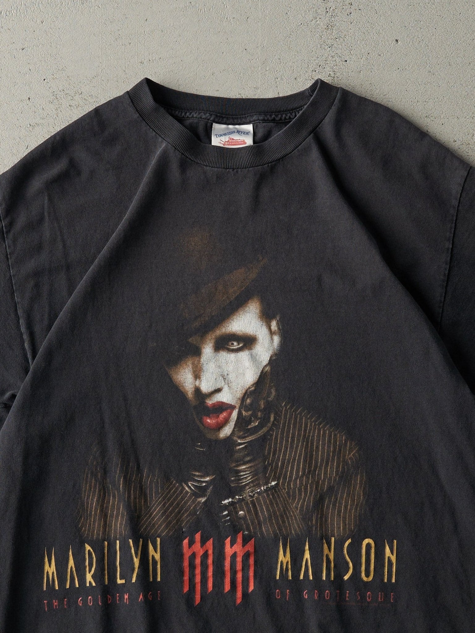 Vintage 05' Black Marilyn Manson Band Tee (M)