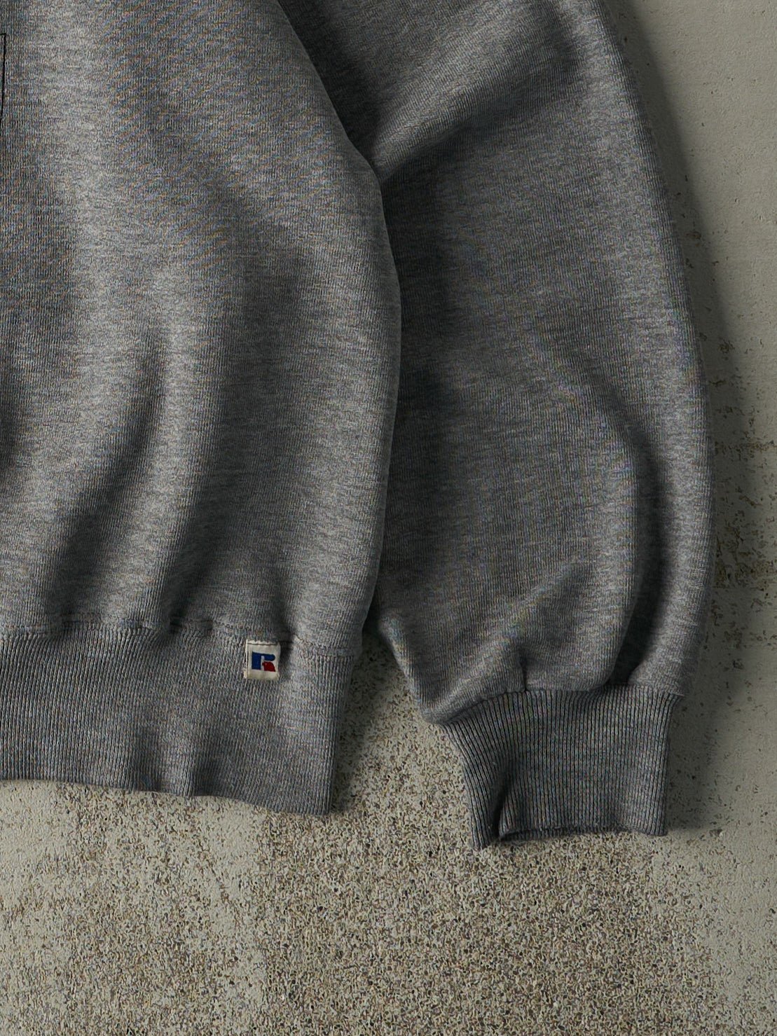 Vintage 90s Grey STM Athletics Russell Athletic Boxy Crewneck (L)