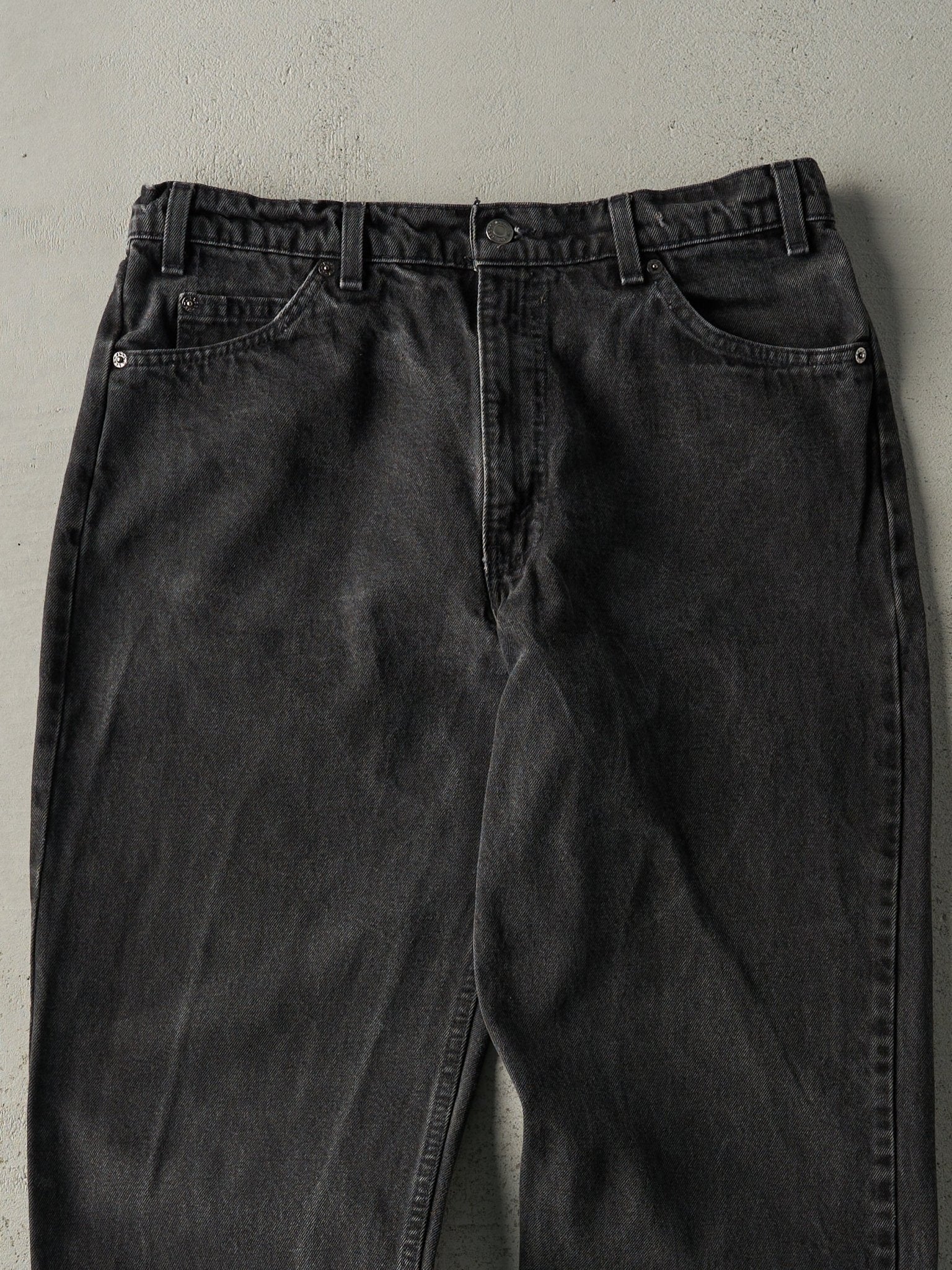 Vintage 90s Black Levi's 550 Orange Tab Denim Pants (34x28.5)