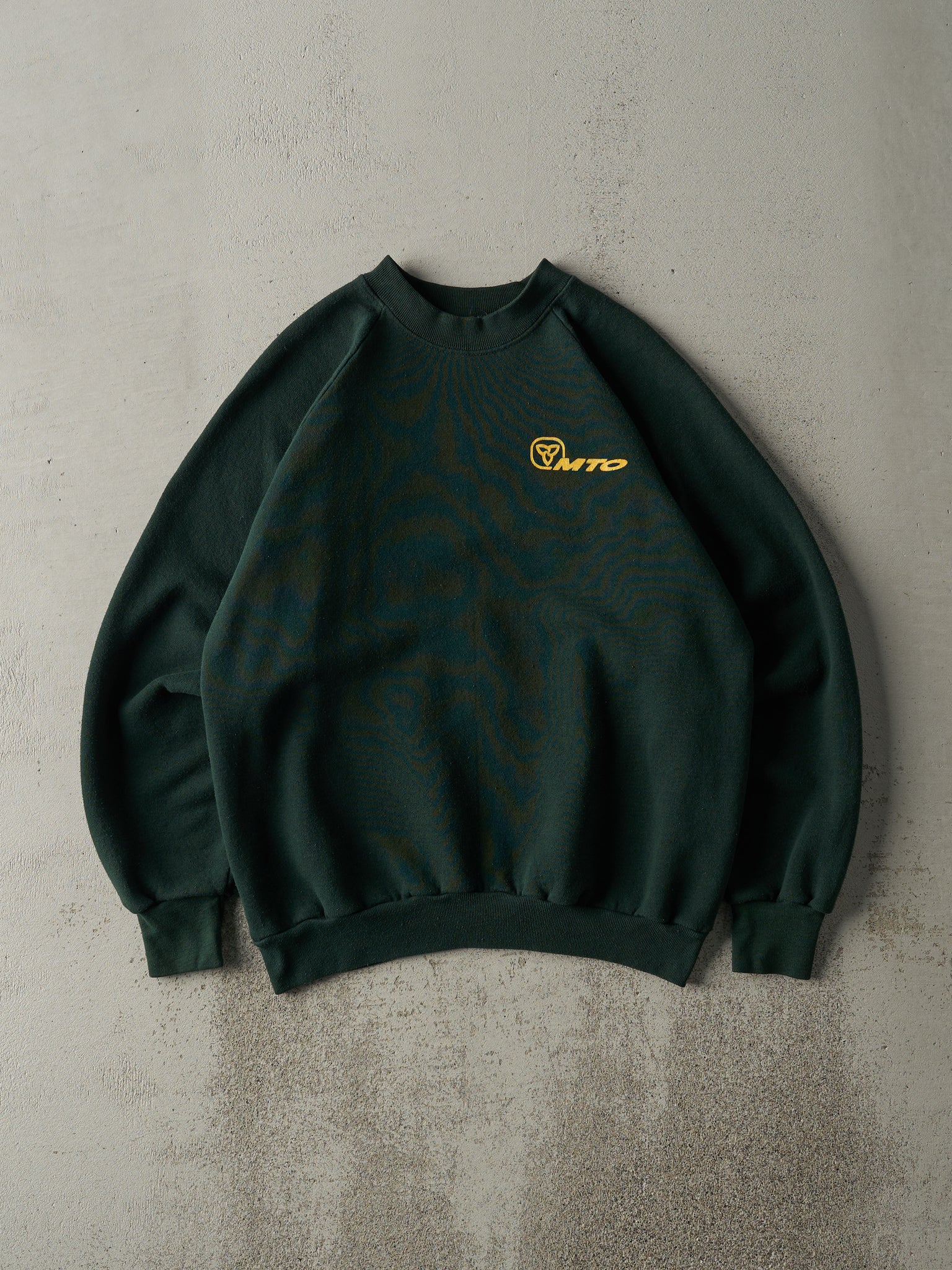 Vintage 90s Forest Green MTO Crewneck (M)