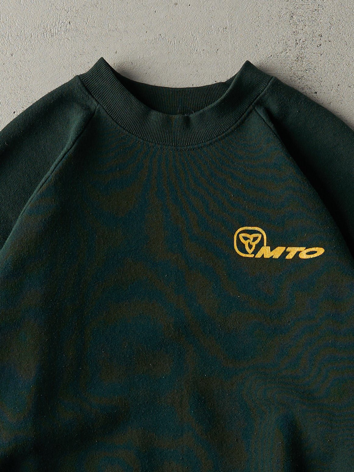 Vintage 90s Forest Green MTO Crewneck (M)