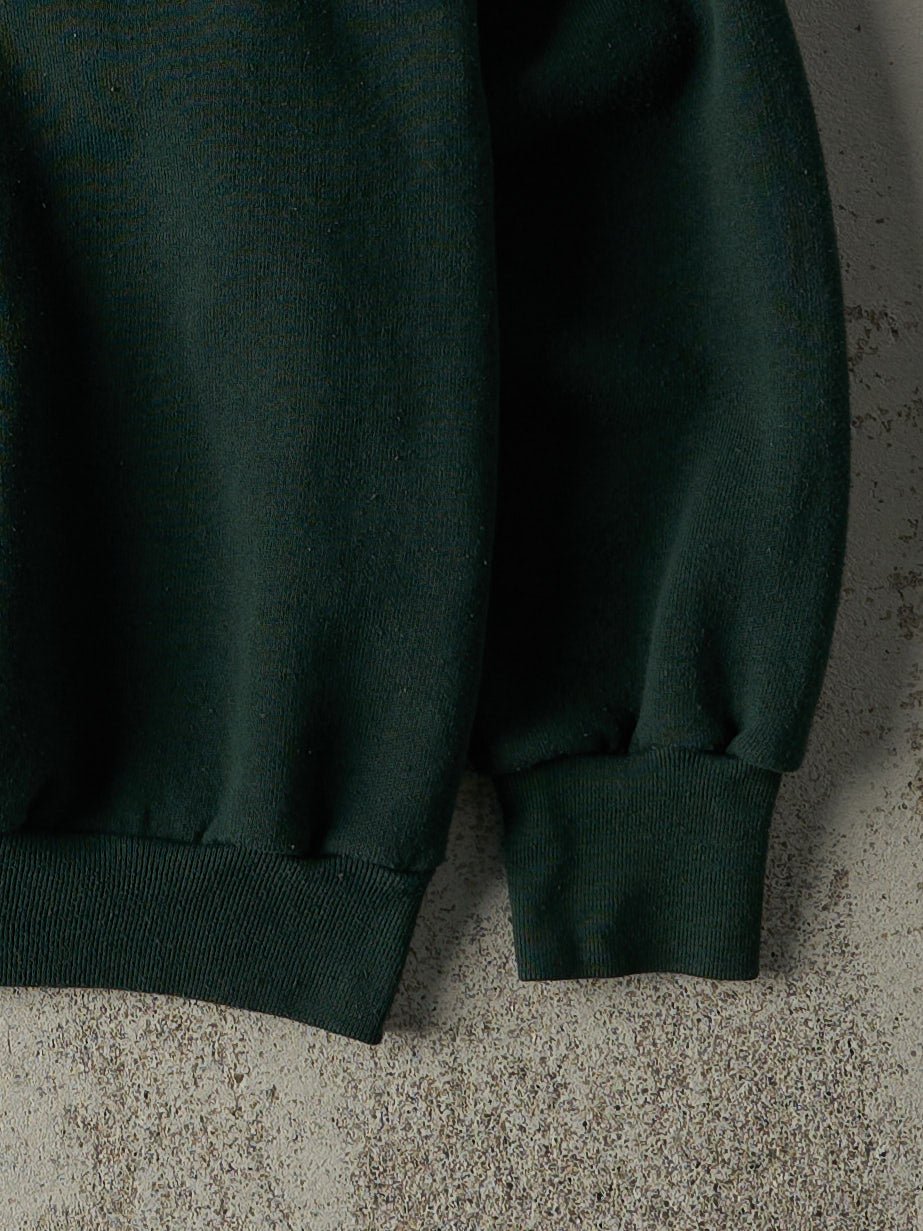 Vintage 90s Forest Green MTO Crewneck (M)