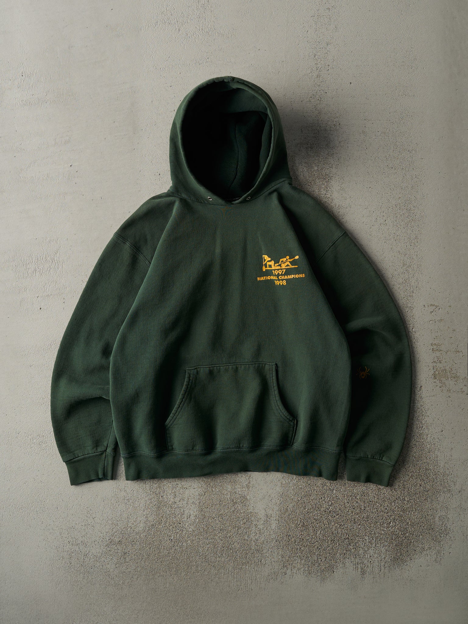 Vintage 97' Forest Green Burloak Canoe Club Hoodie (M)