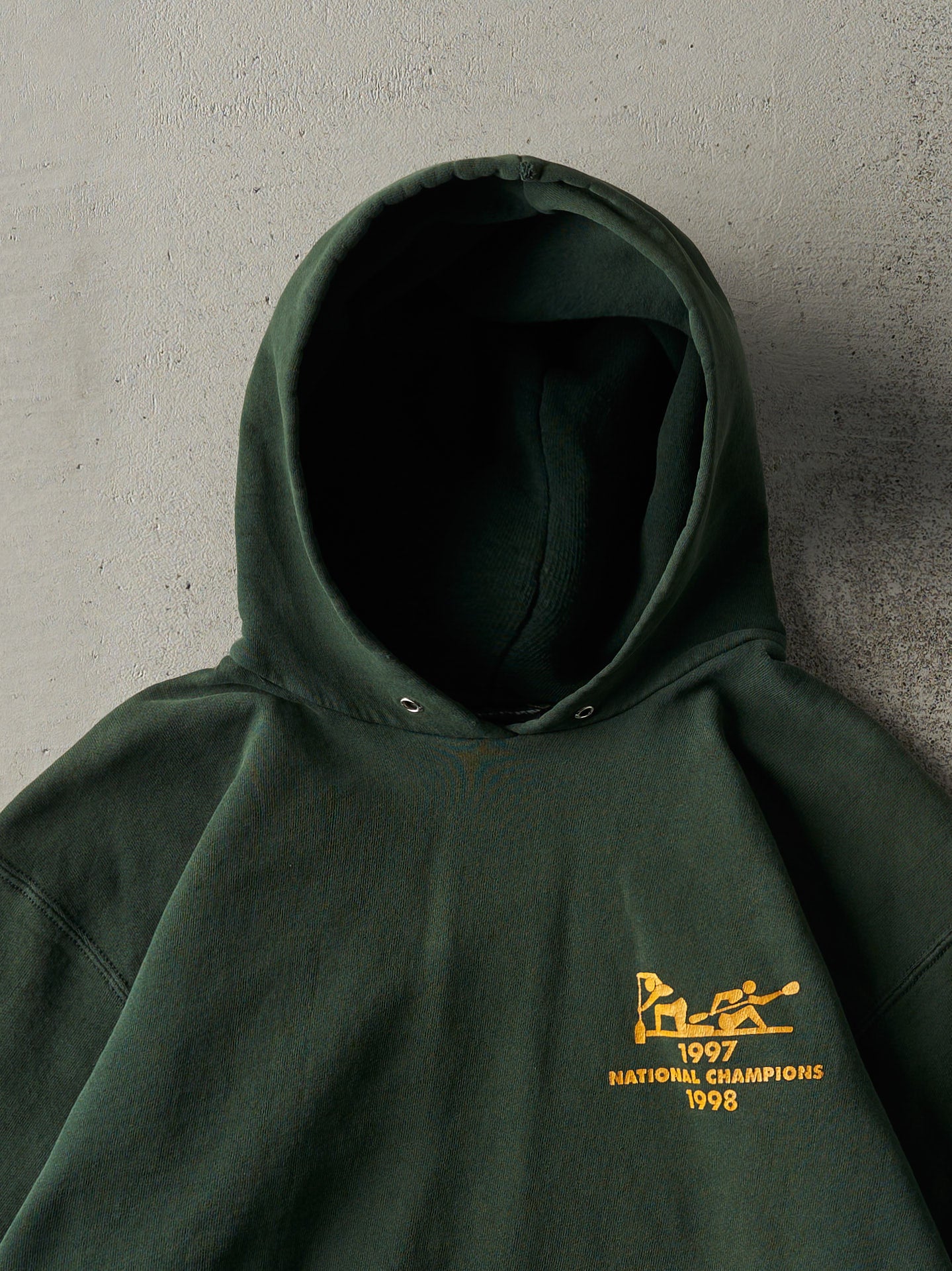 Vintage 97' Forest Green Burloak Canoe Club Hoodie (M)