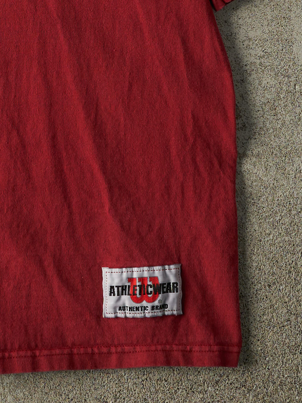 Vintage 90s Burgundy Wilson Logo Tee (L/XL)