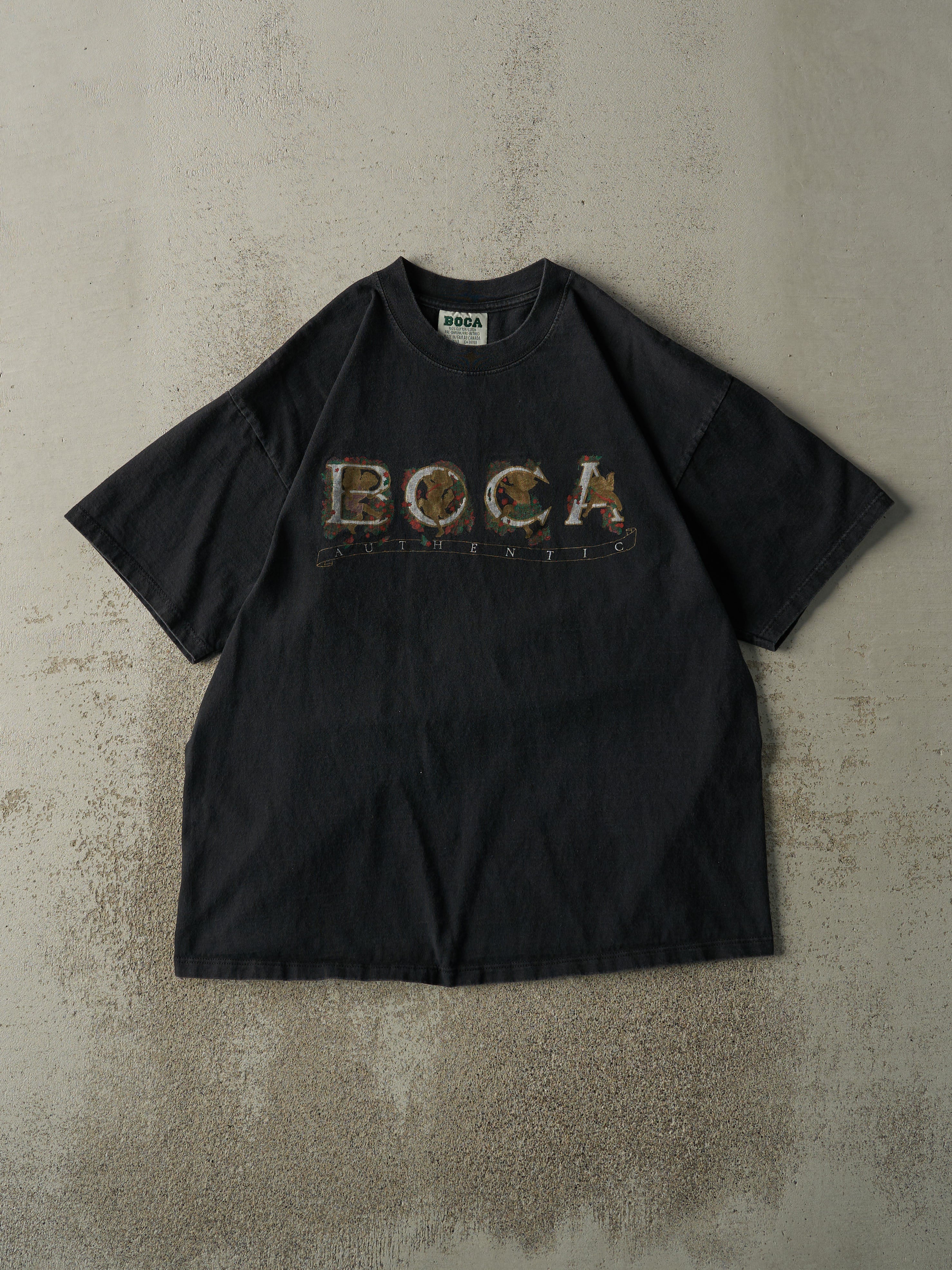Vintage 90s Black Boca Authentic Tee (L/XL)
